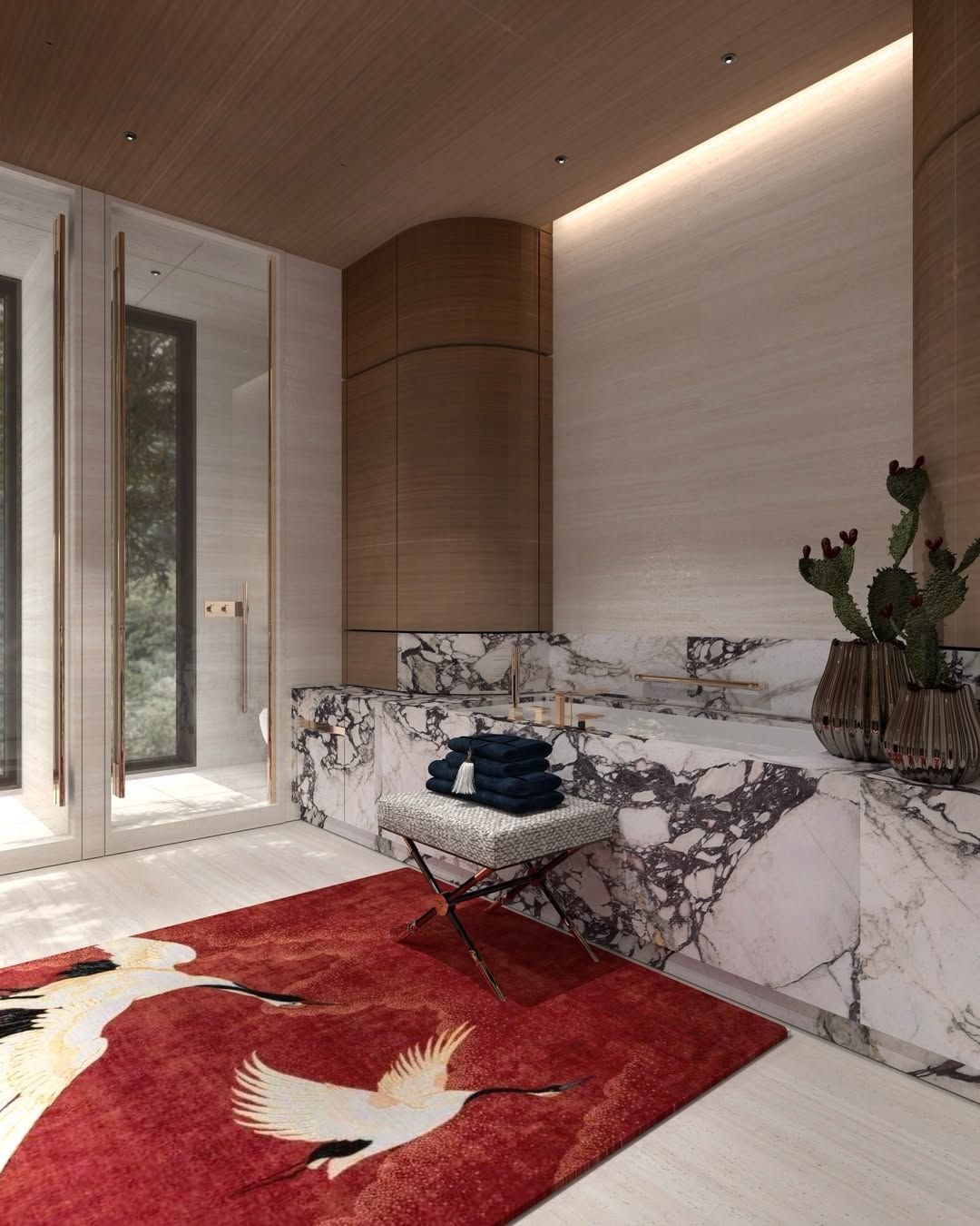 Luxurious bathroom design