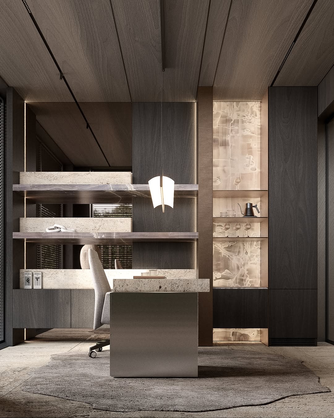 Ultra-stylish-home-office-design