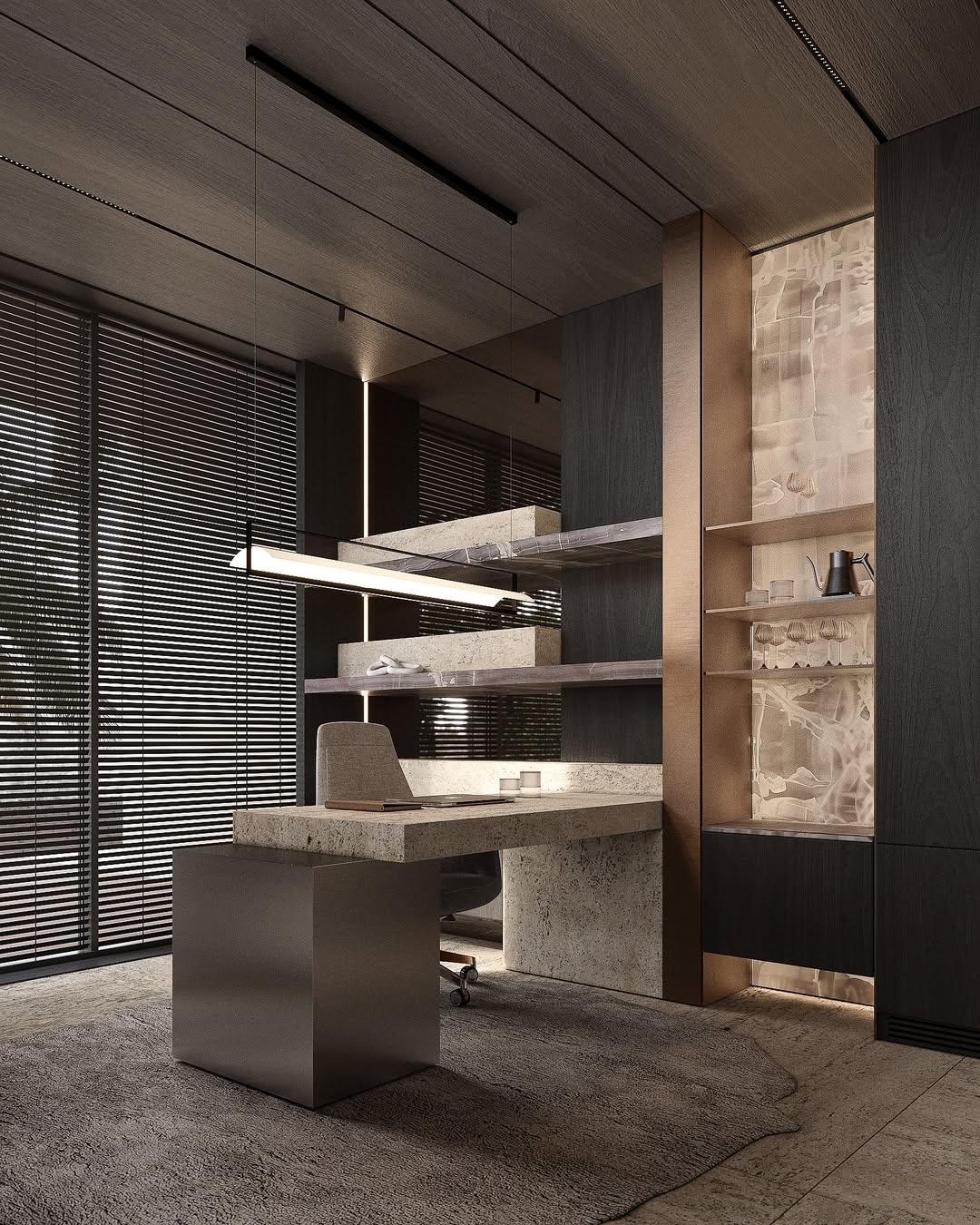 Ultra stylish home office design