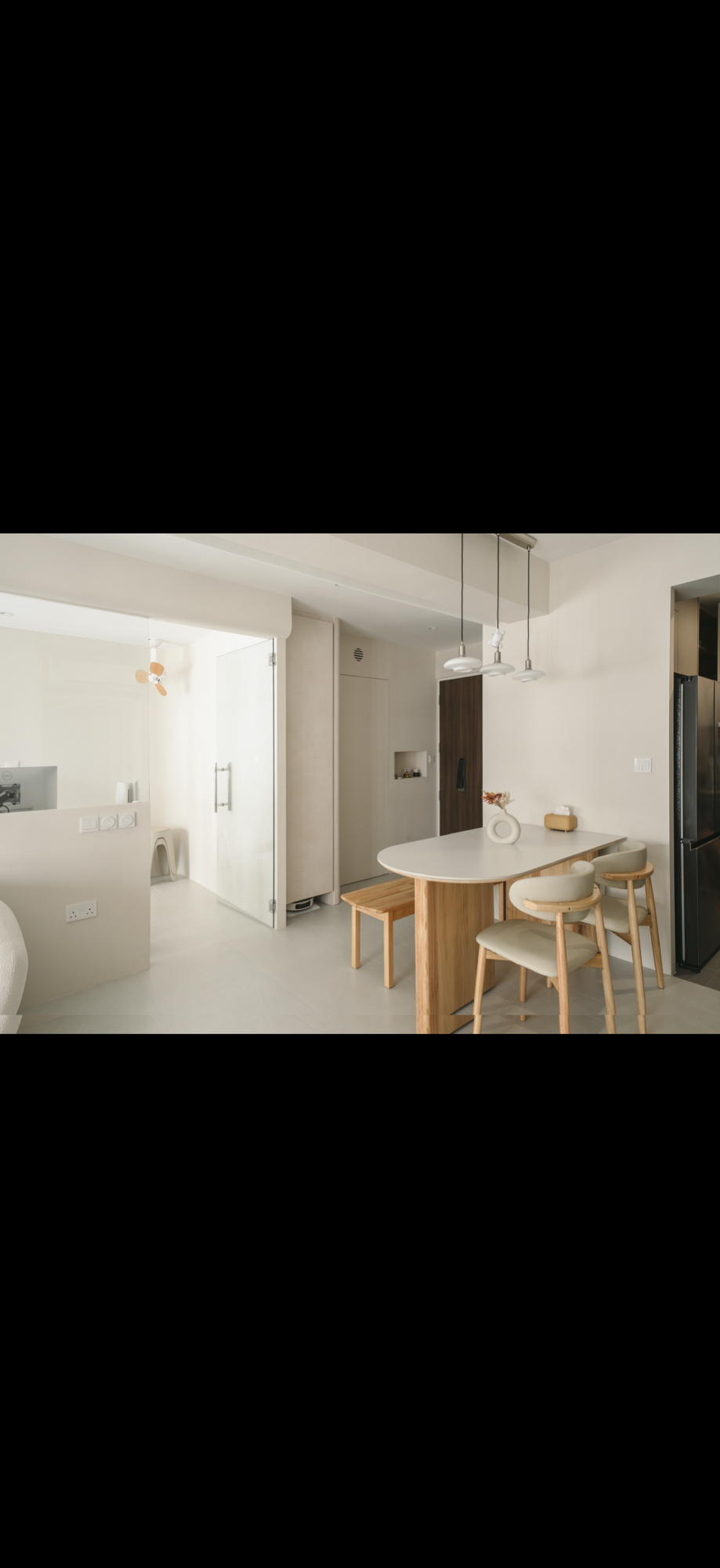 Our living/dining space in landscape
