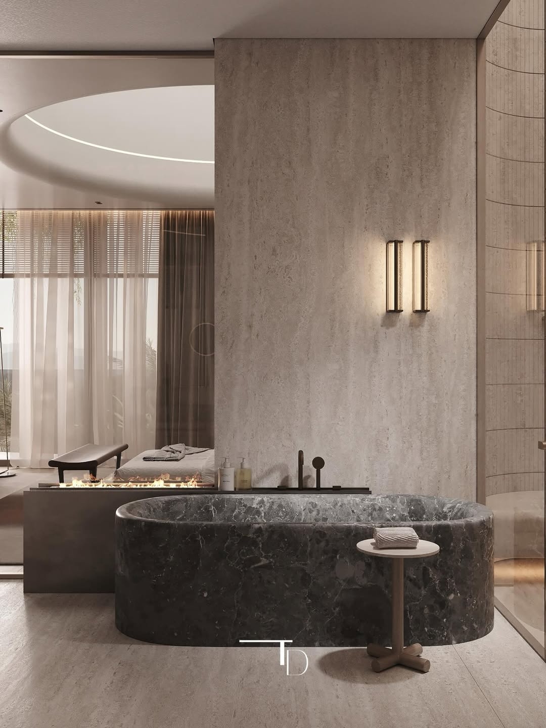 Luxurious and stylish bathroom design