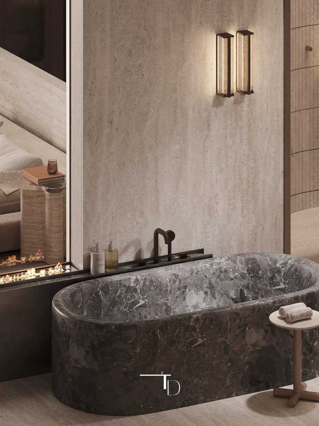 Luxurious and stylish bathroom design