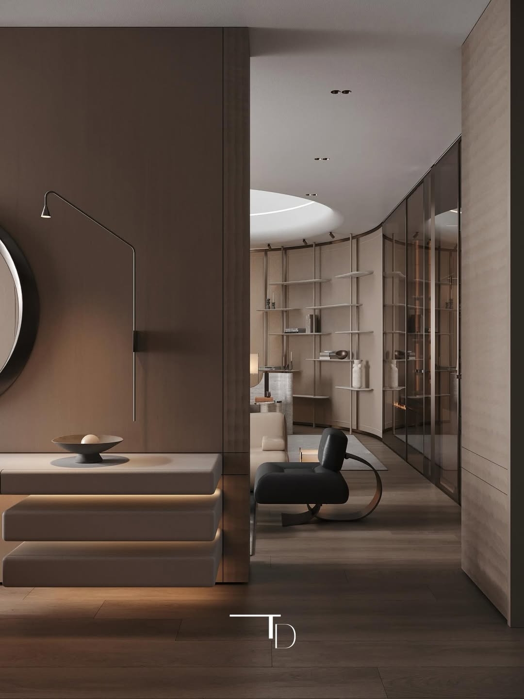 Luxurious and stylish bathroom design