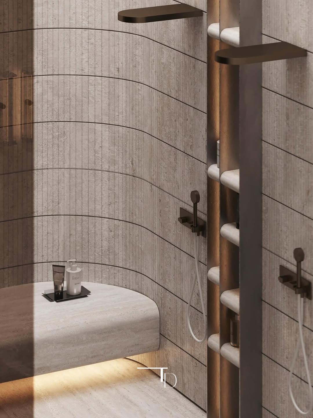 Luxurious and stylish bathroom design