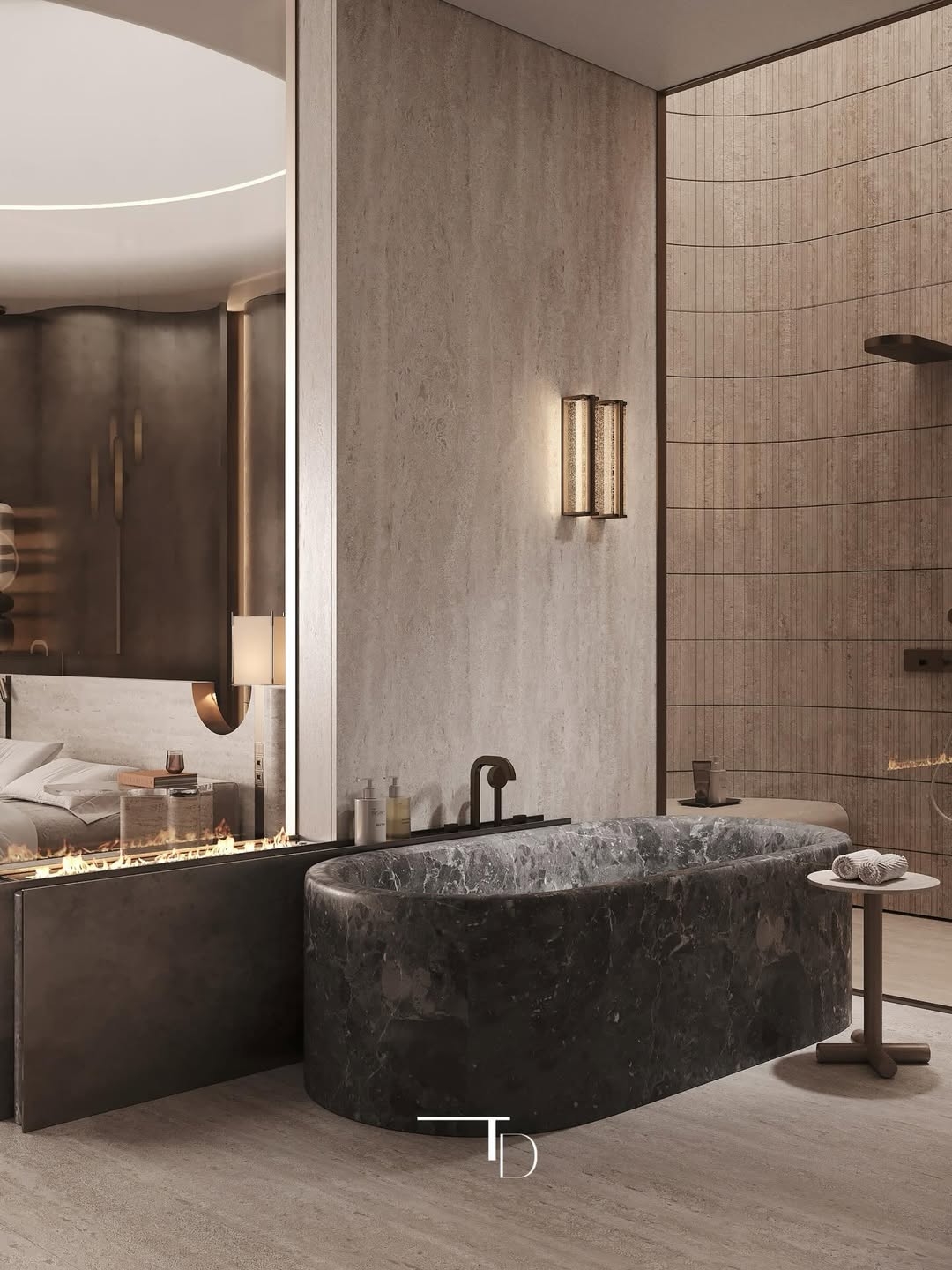 Luxurious and stylish bathroom design