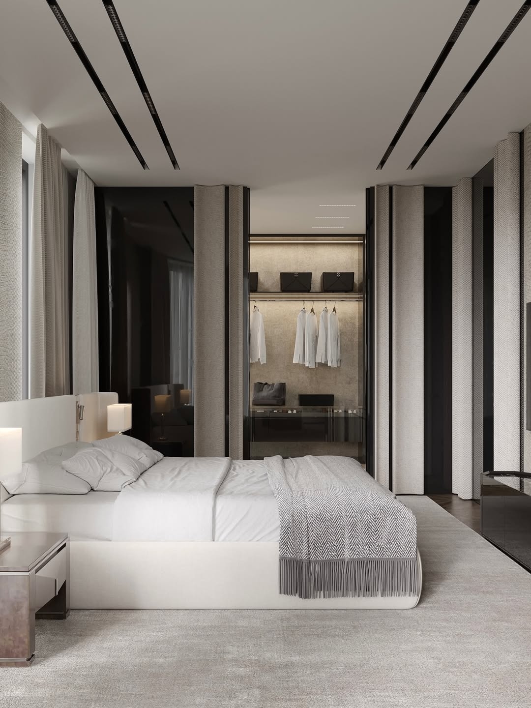 Luxurious modern bedroom design
