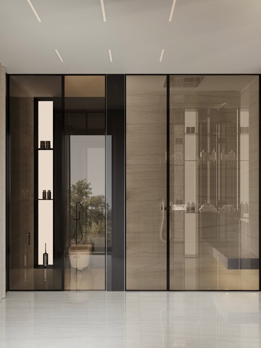Luxury bathroom design