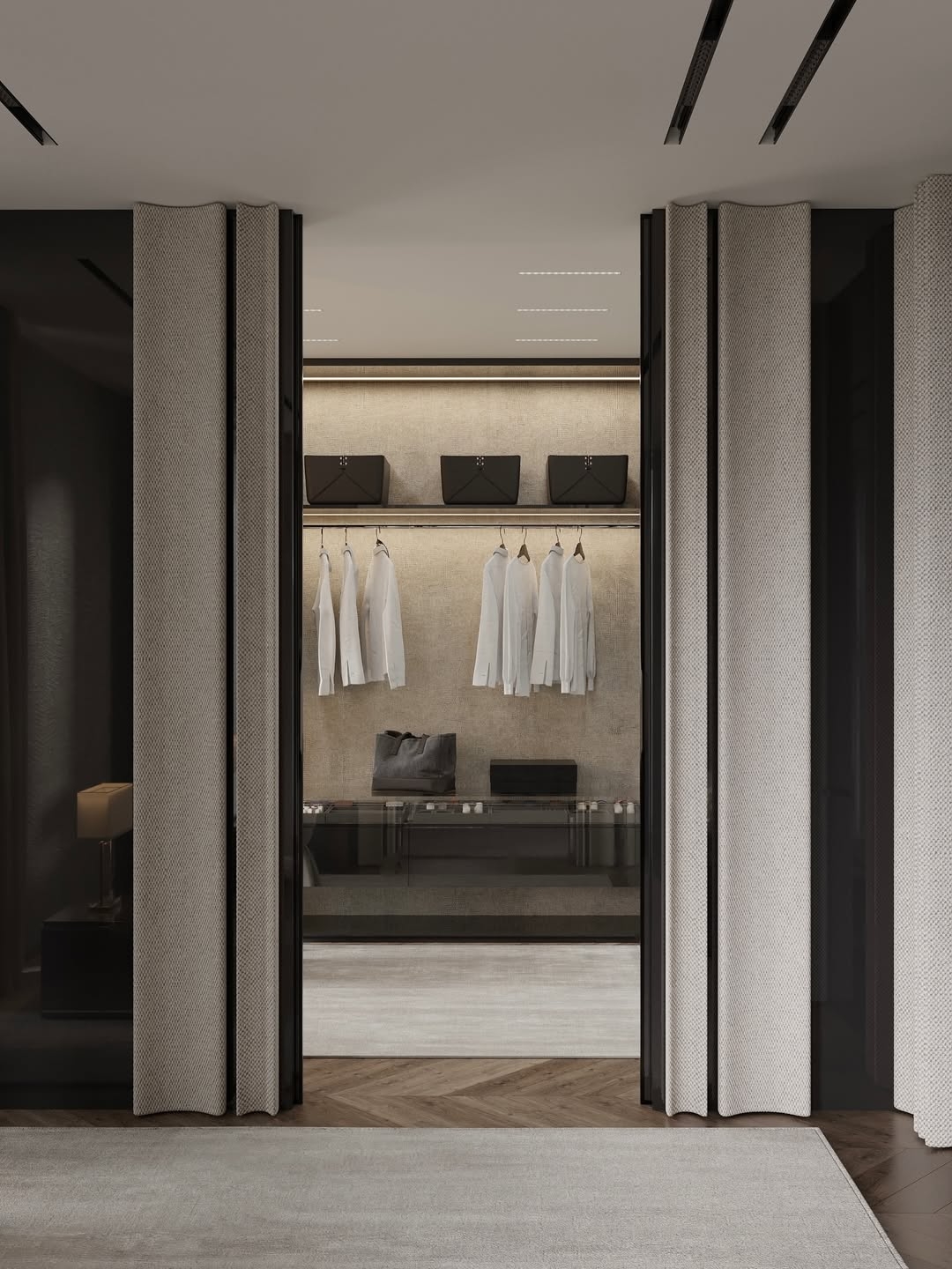 Modern and stylish bedroom interior design