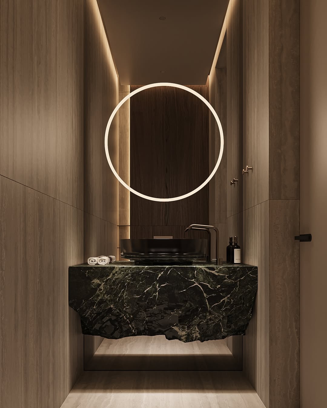 Modern luxury bathroo.