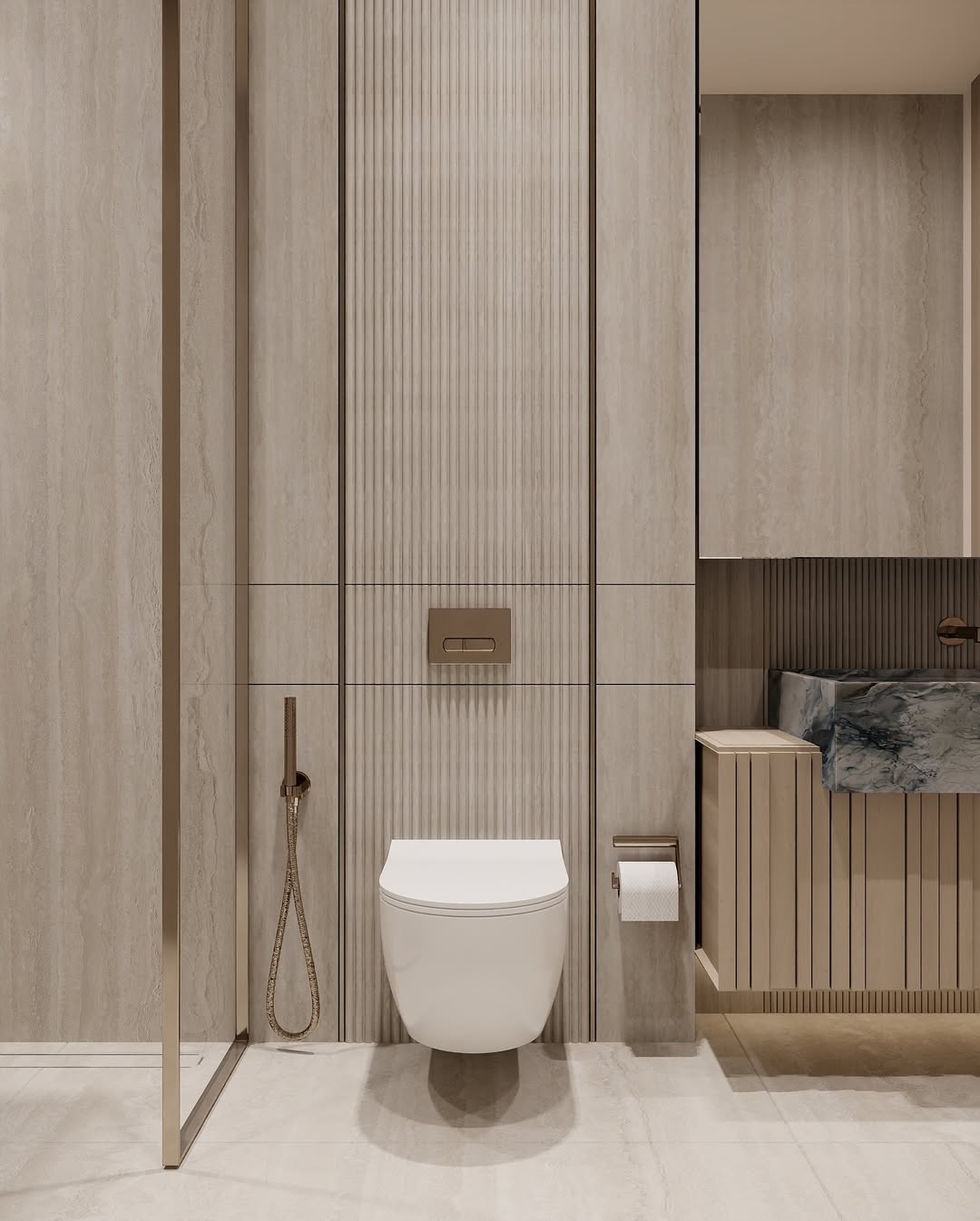 Luxury modern bathroom