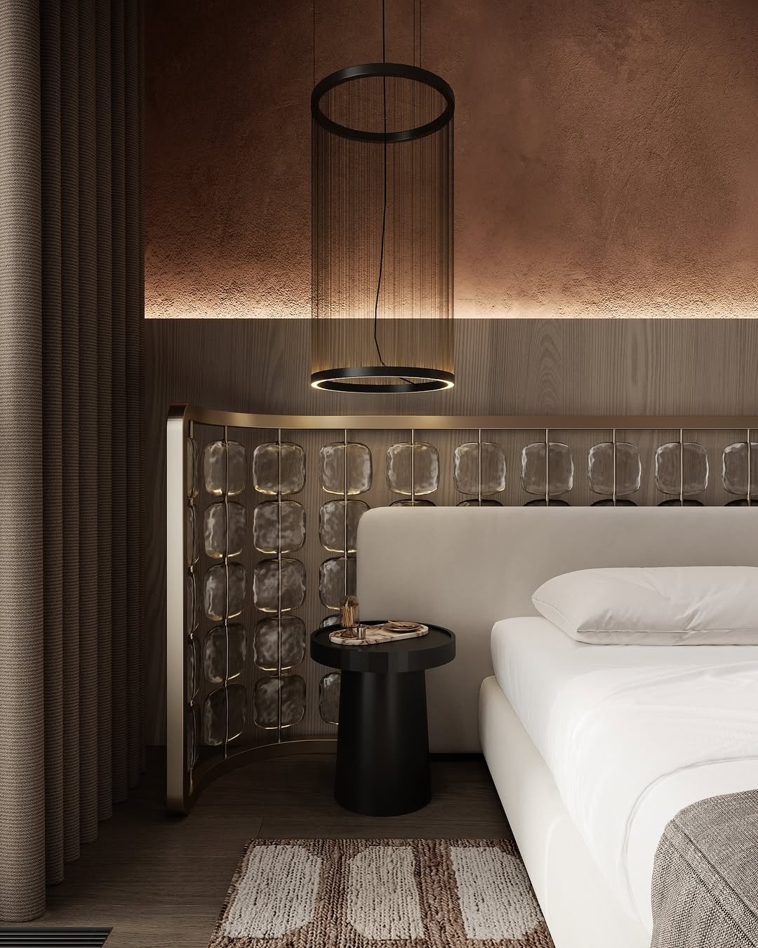Cozy & sophisticated luxury bedroom design