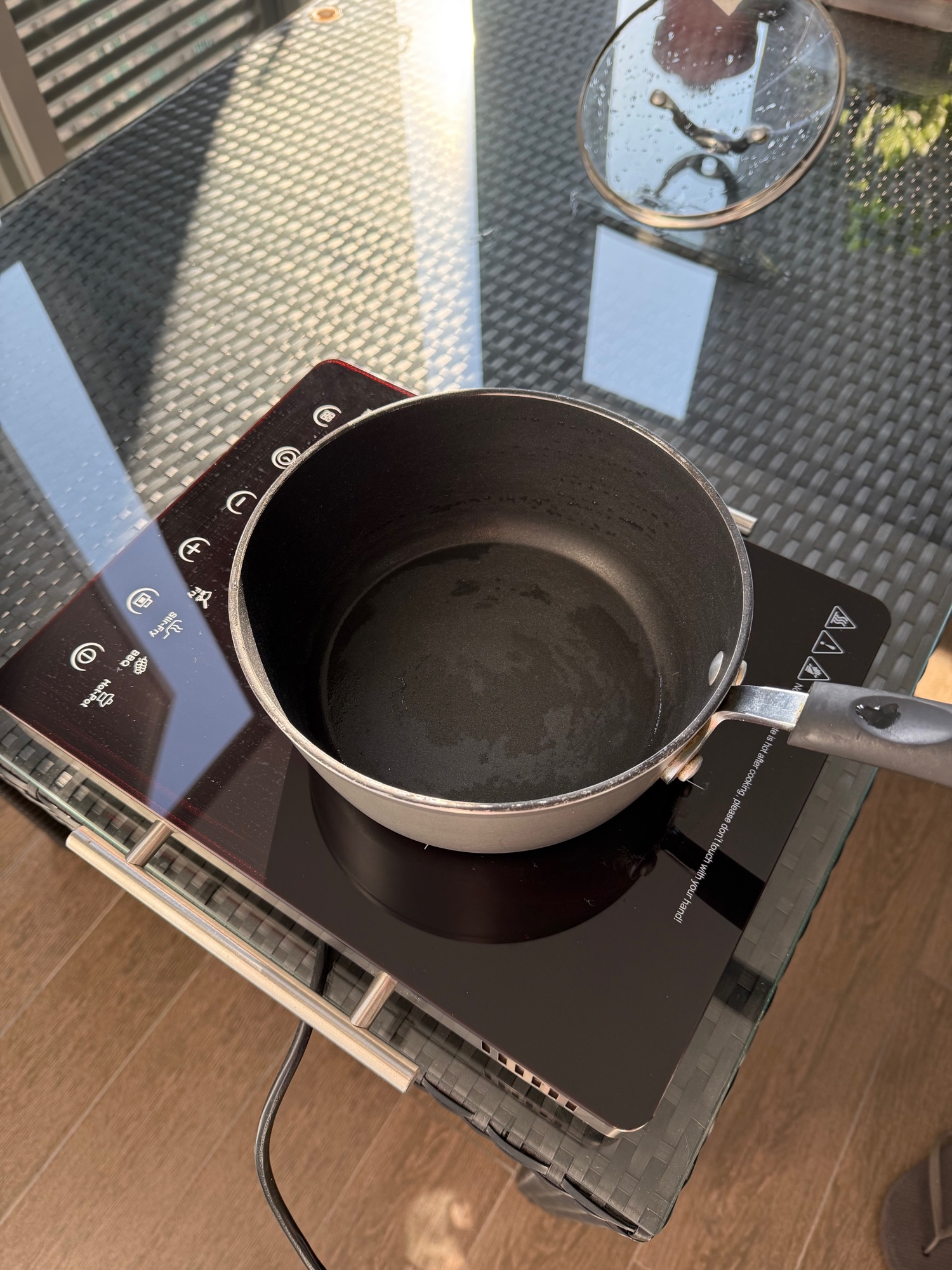 A recent elegant dish with the limited cooking space we have.