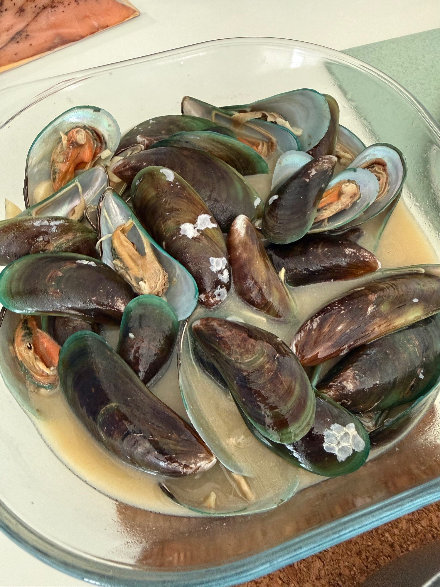 A recent elegant dish with the limited cooking space we have.