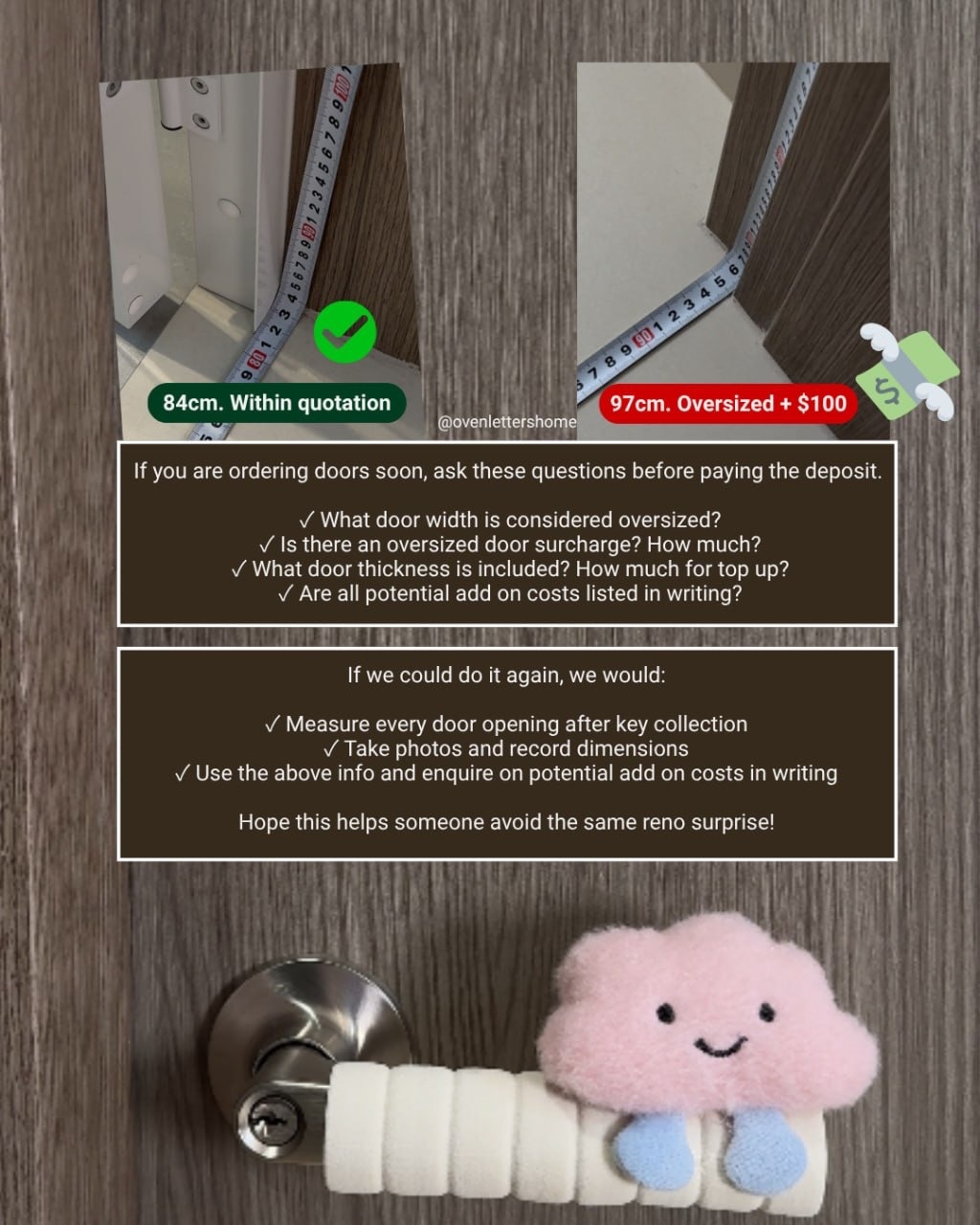 Reno Diaries: Why Our Doors Costed $420 More Than Quoted