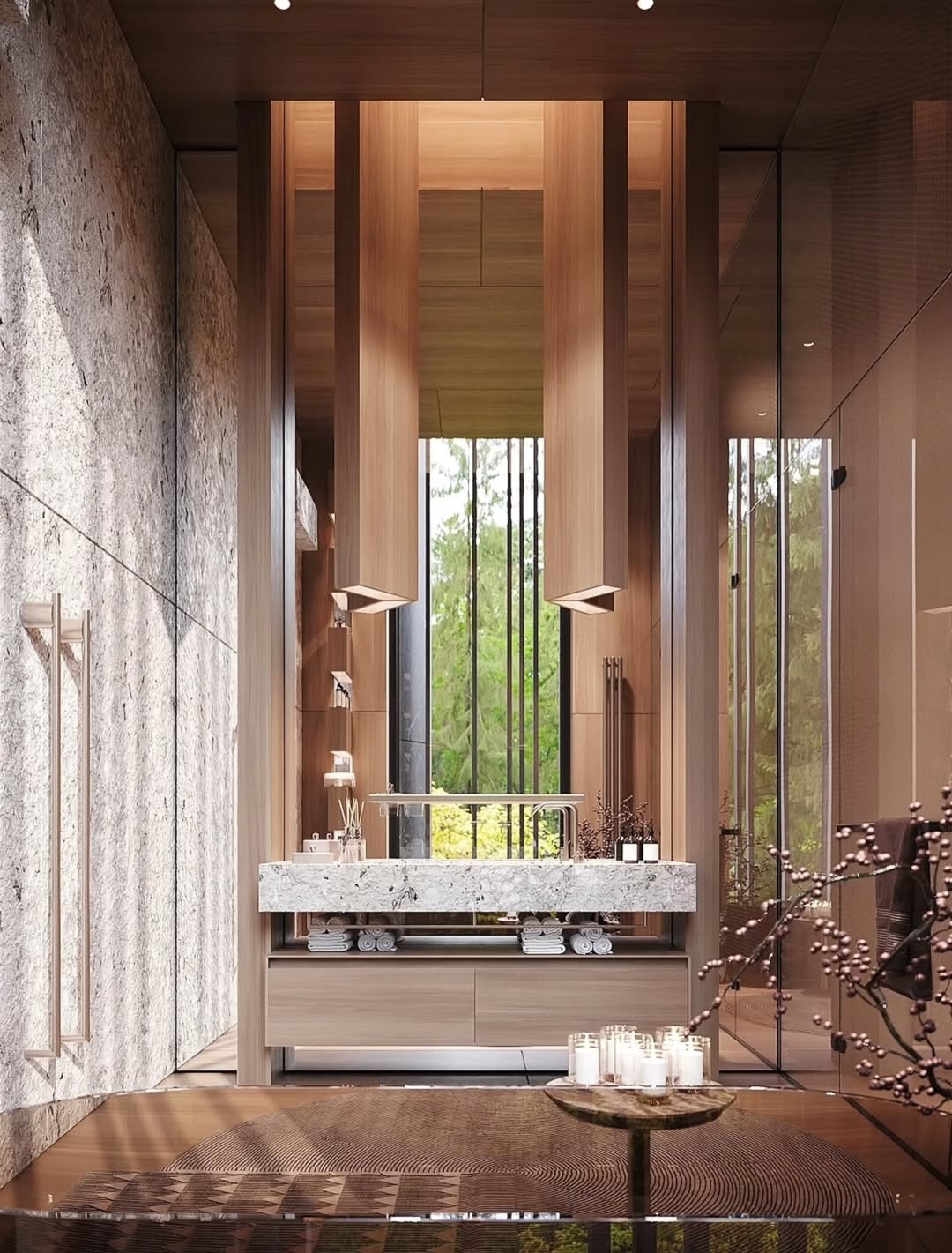 Luxurious bathroom design
