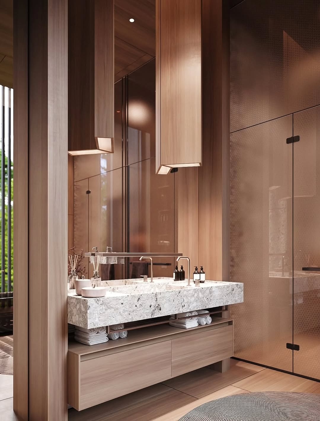 Luxurious bathroom design