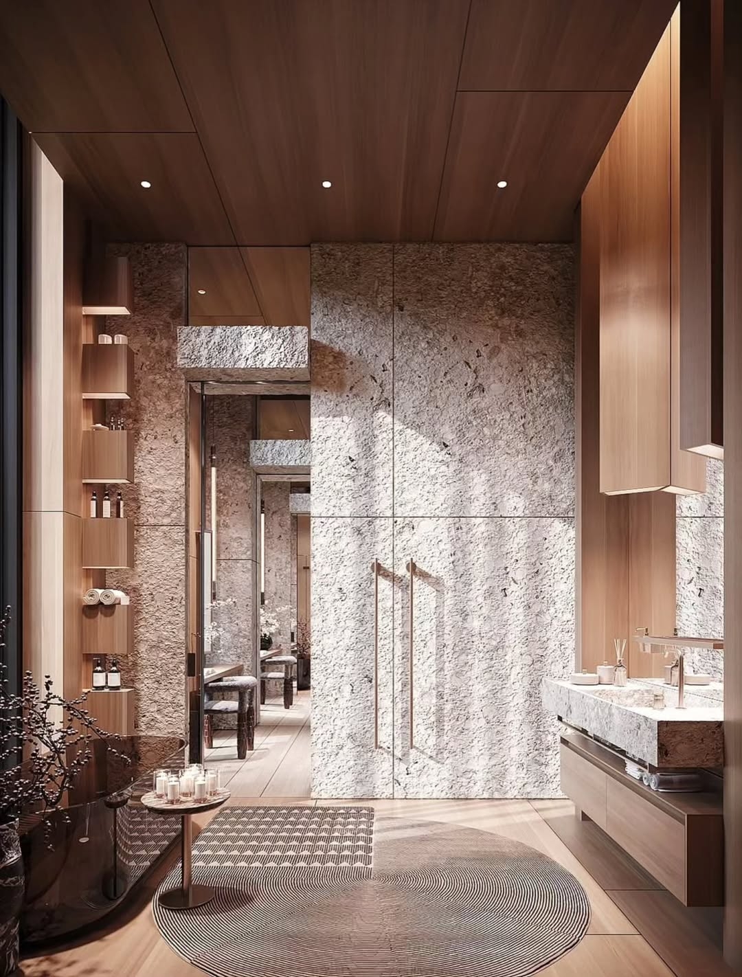 Luxurious bathroom design