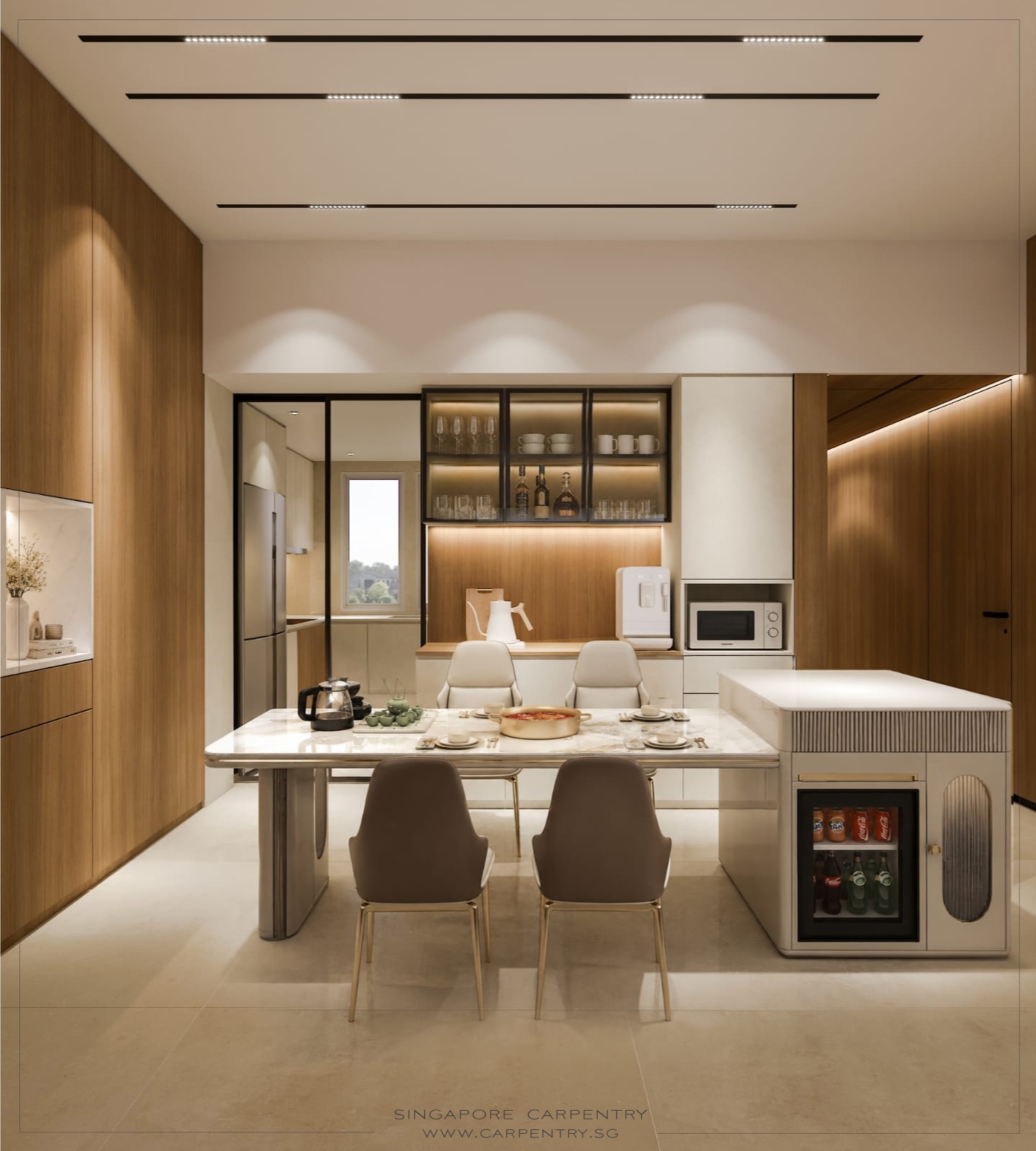Warm minimalism & quiet luxury @ Terrasse Condo