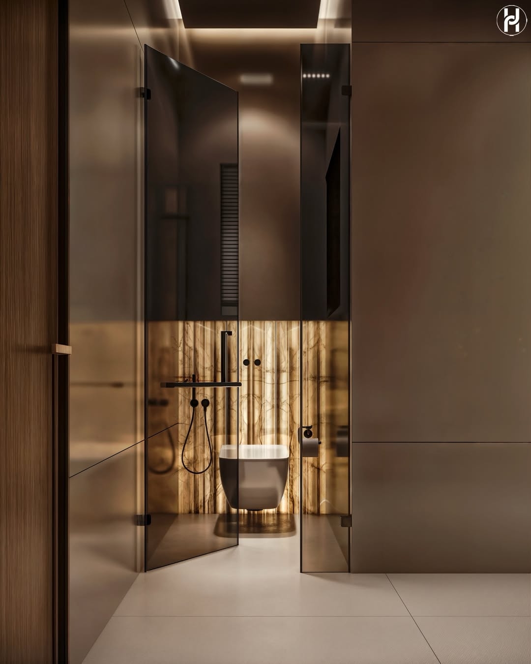 Luxurious bathroom design