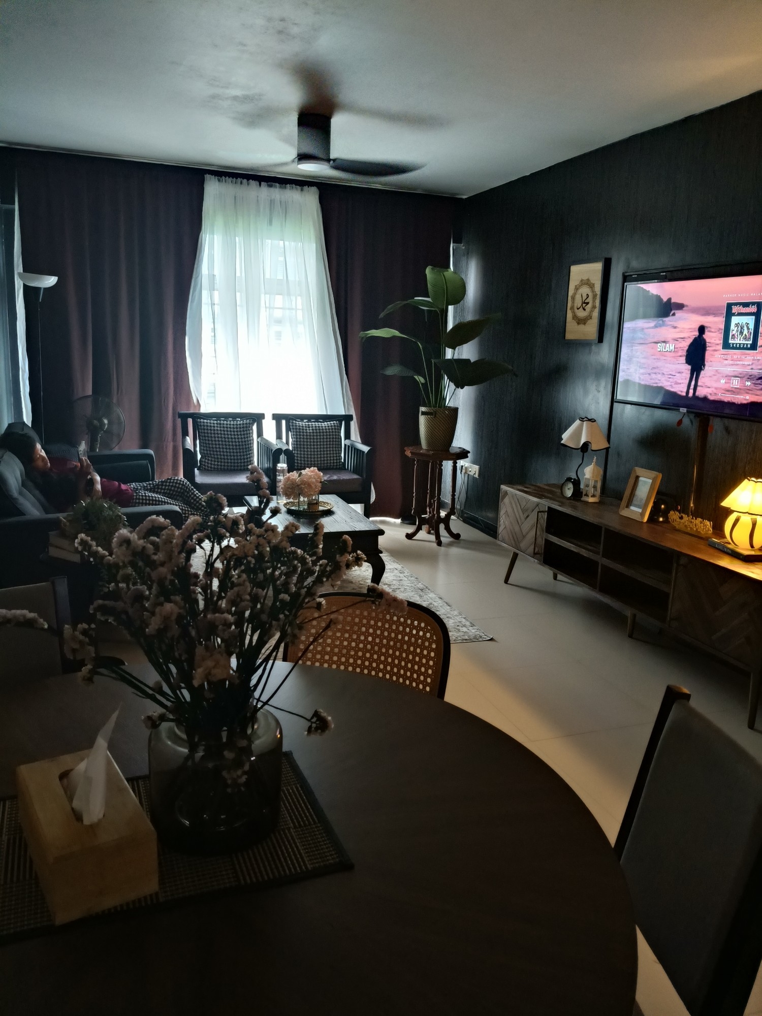 Gloomy days,cozy corner