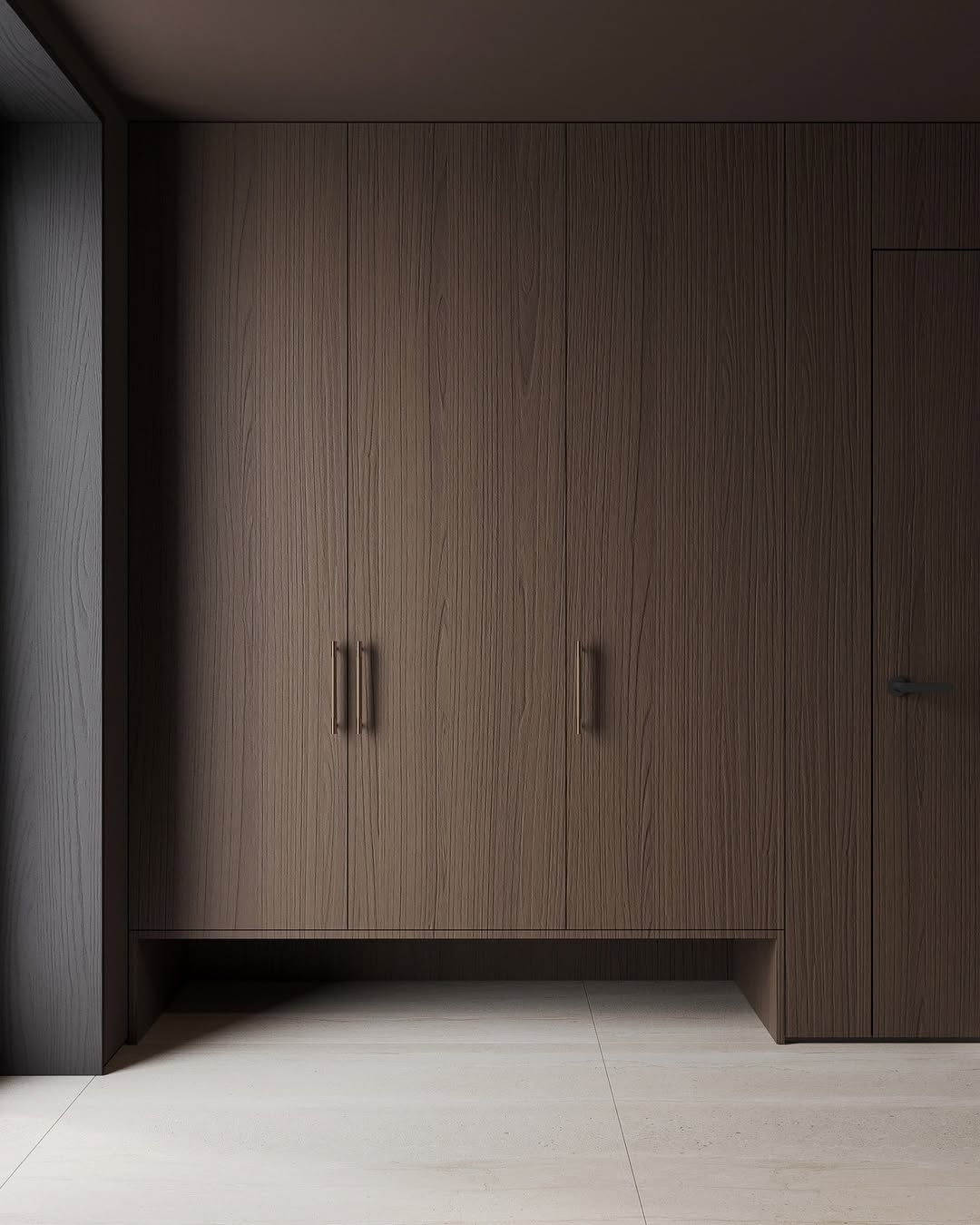 Stylish, sophisticated carpentry for entryway
