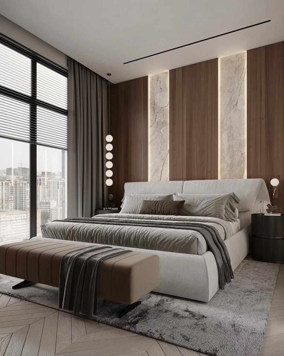 Stylish bedroom design