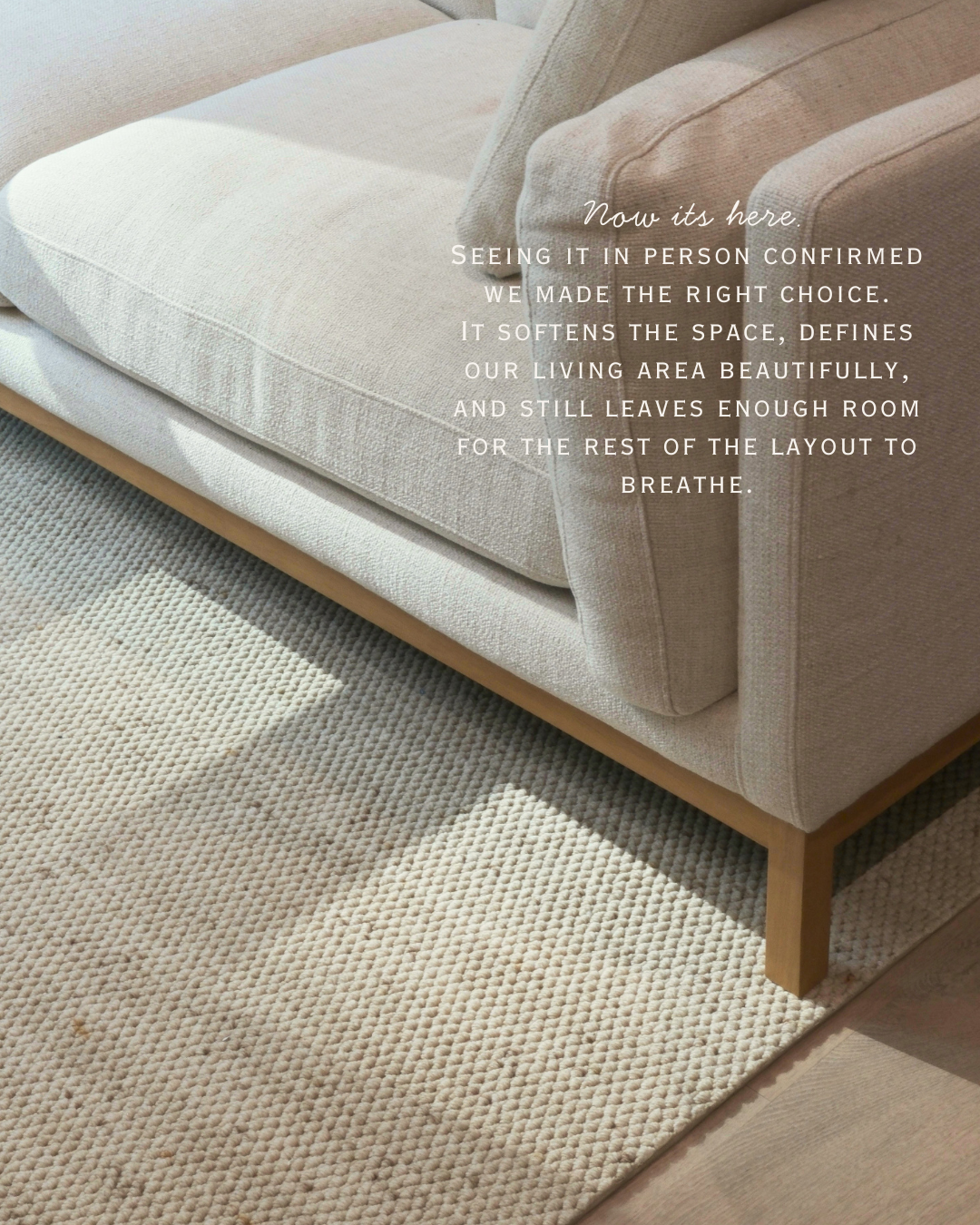 A Rug Worth Waiting For 🌥️