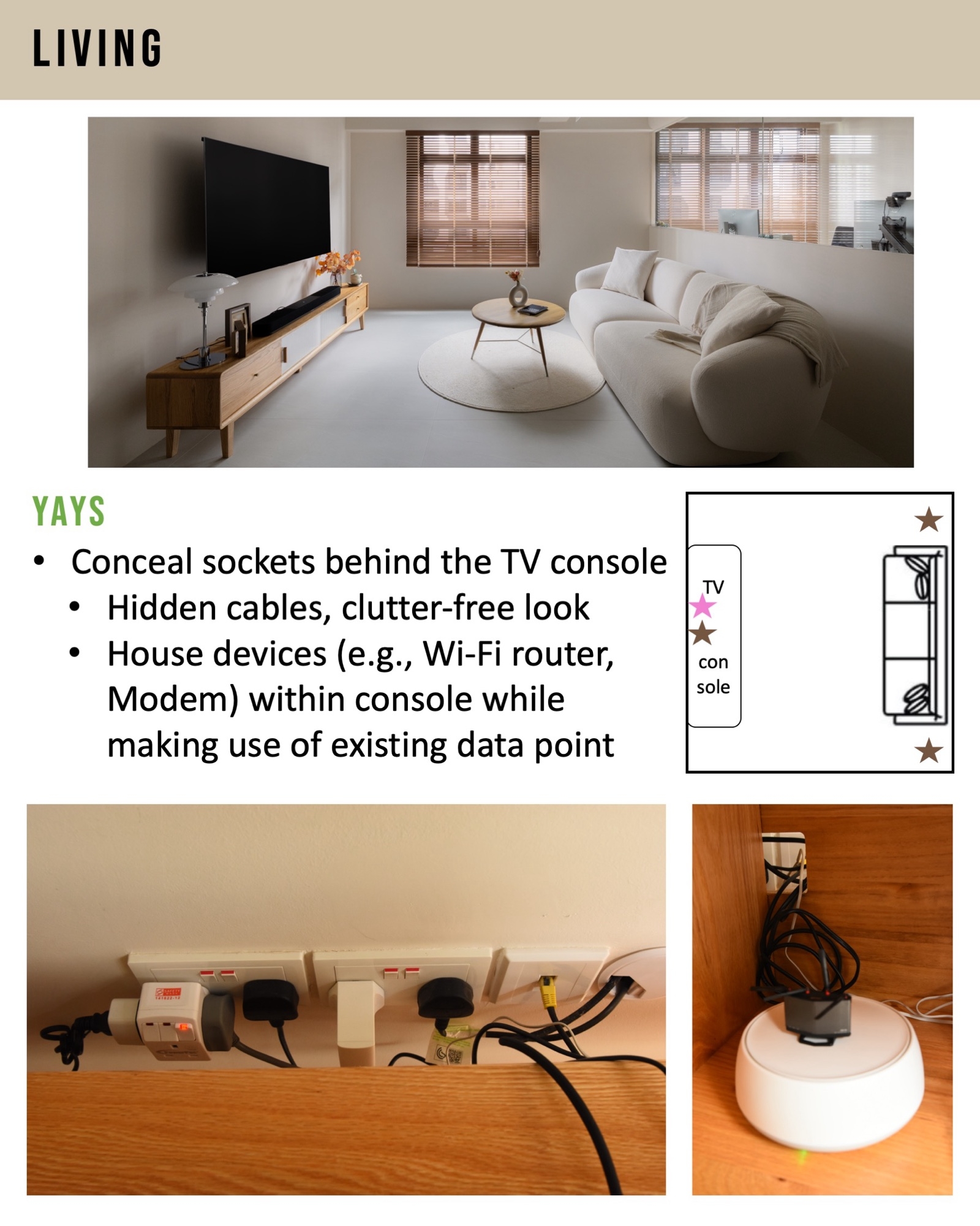 Power socket planning
