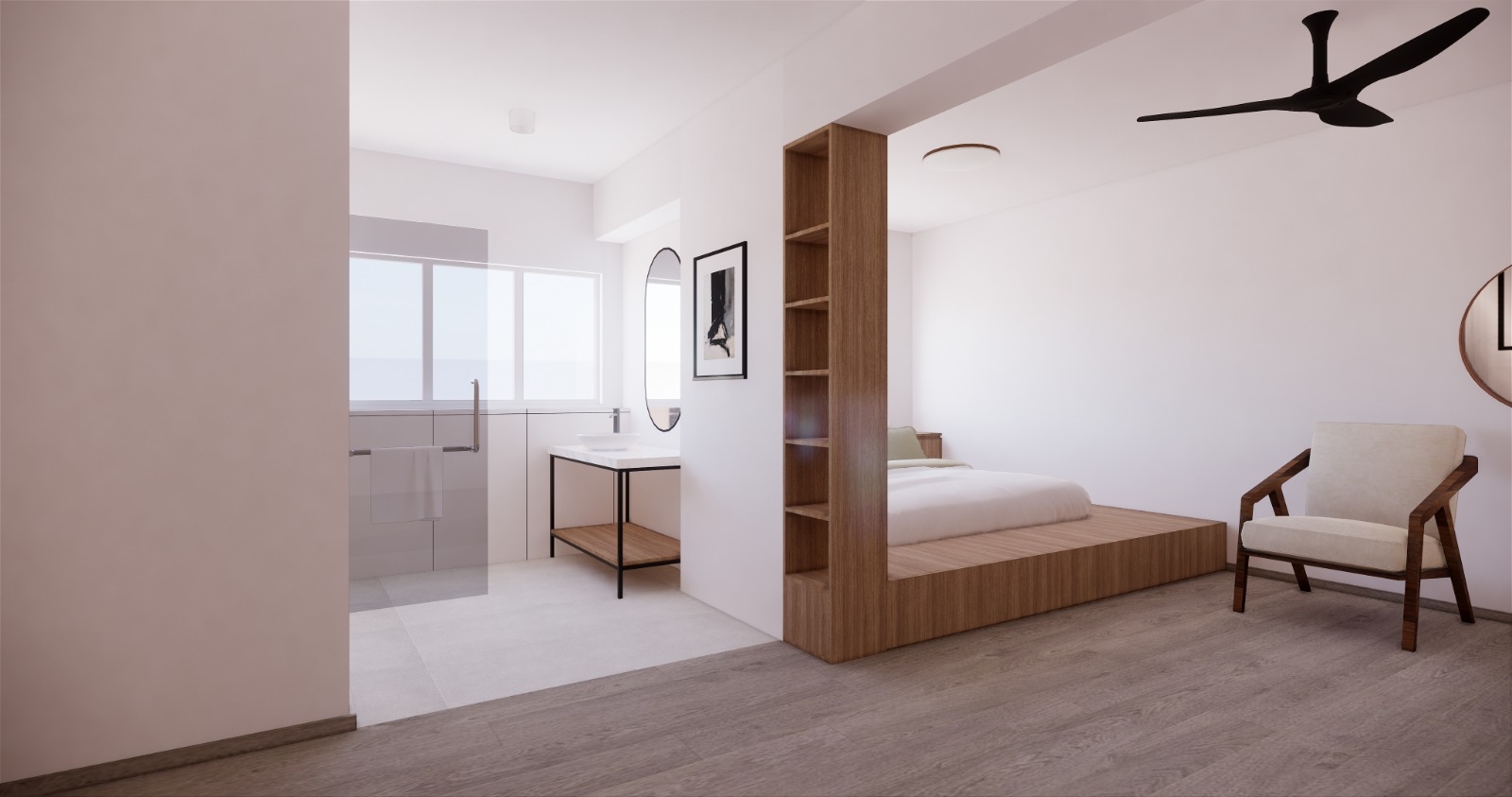 The Master Bedroom: Minimalism by Accident
