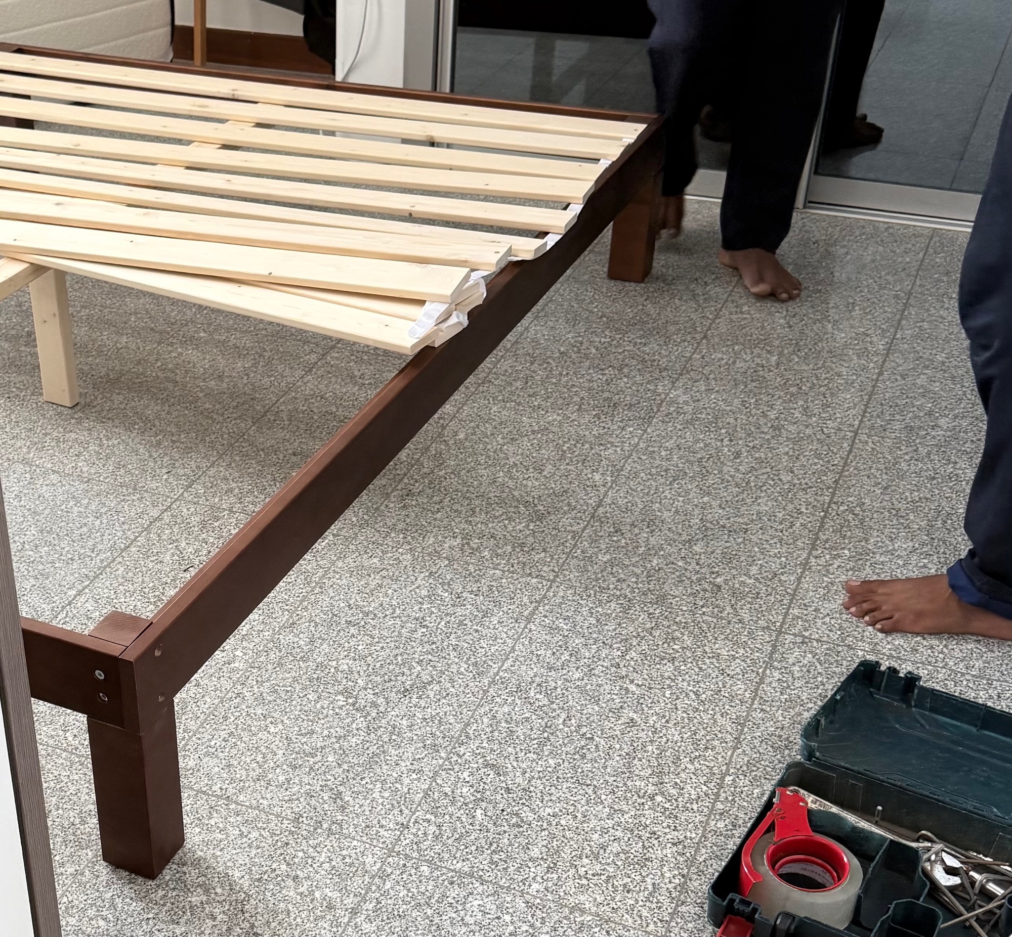 Our-new-simple-bed-frame-from-HipVan!-