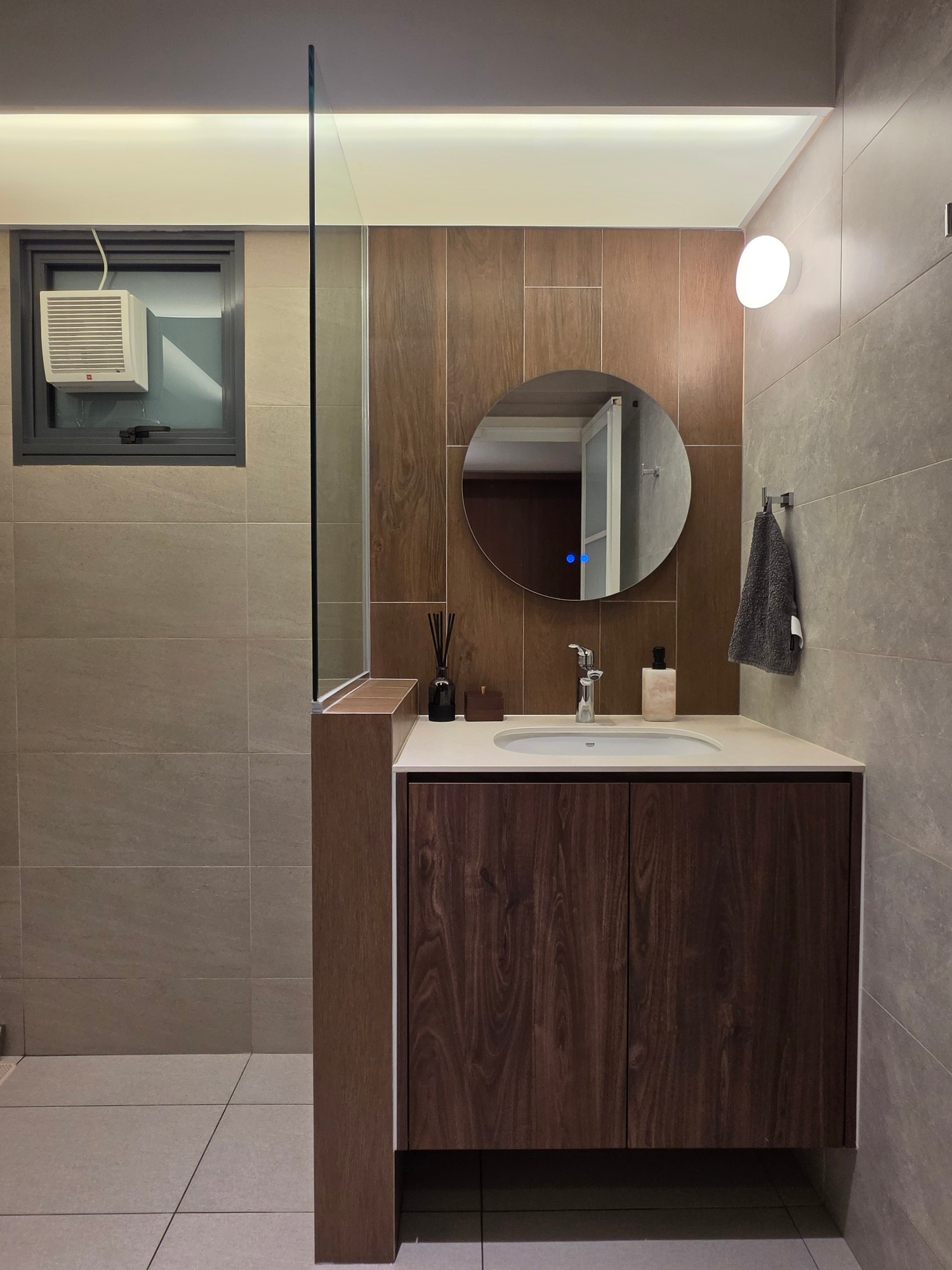 Our Japandi Common Bathroom Reveal 🤍