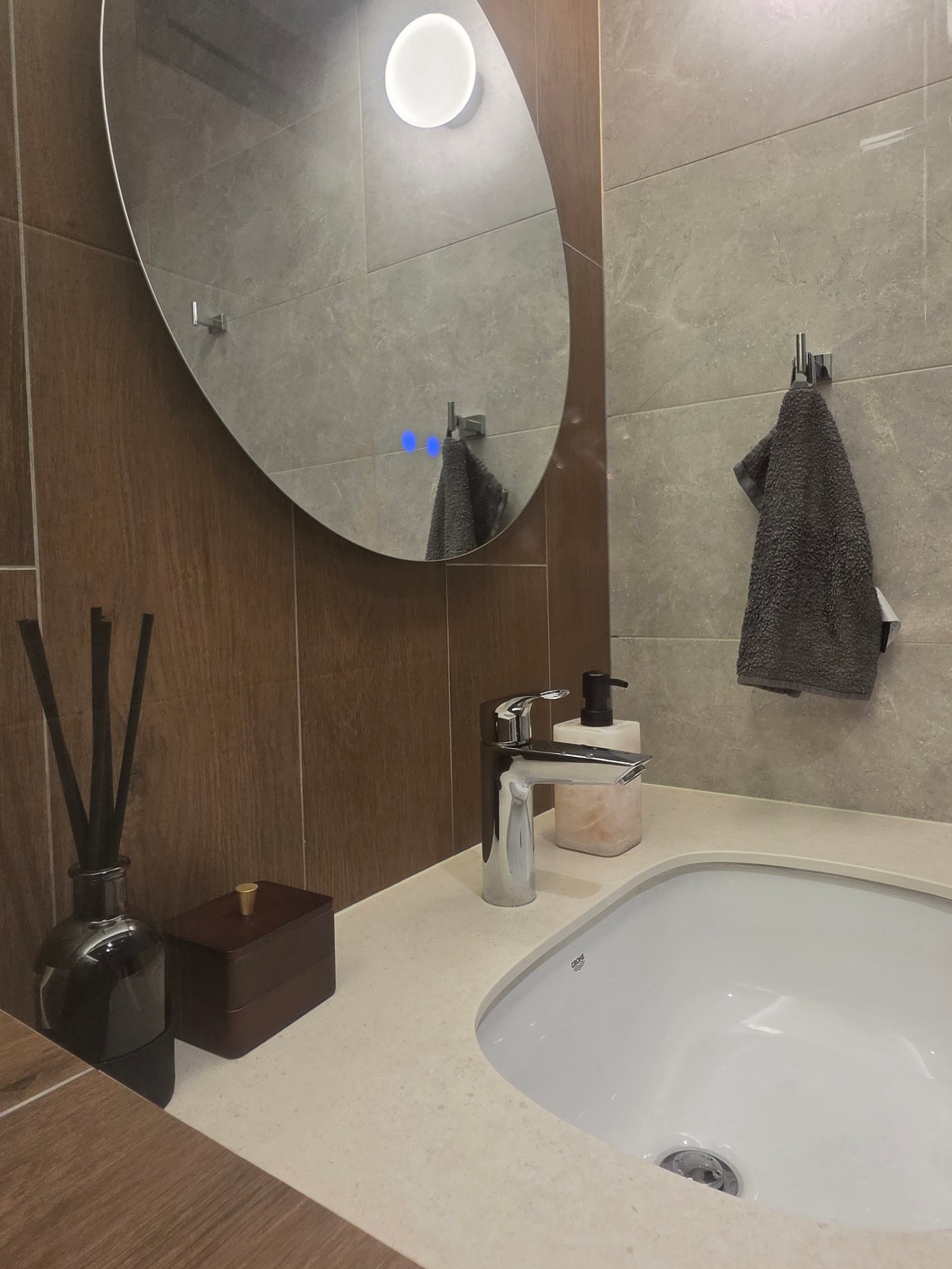 Our Japandi Common Bathroom Reveal 🤍