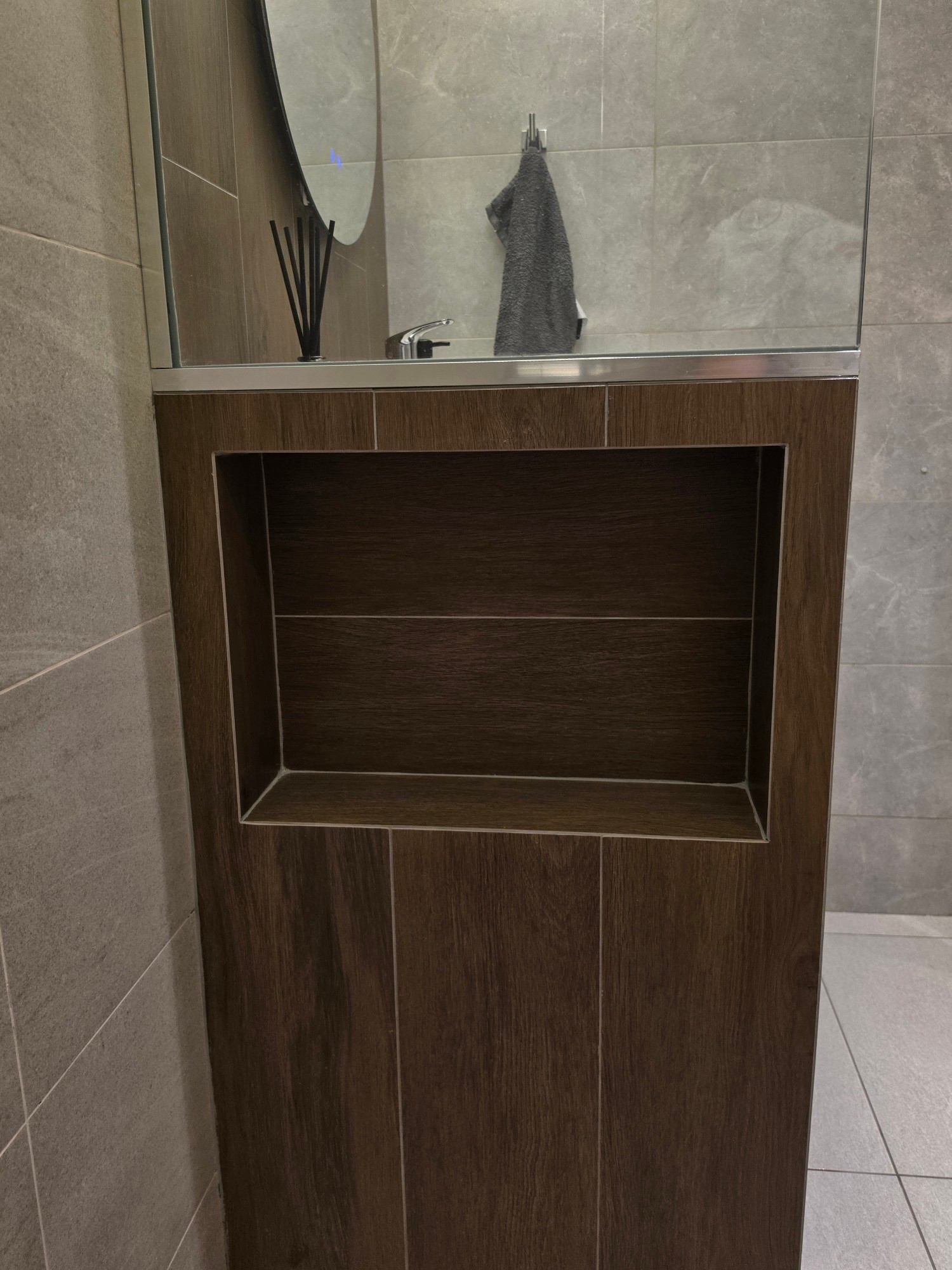 Our Japandi Common Bathroom Reveal 🤍