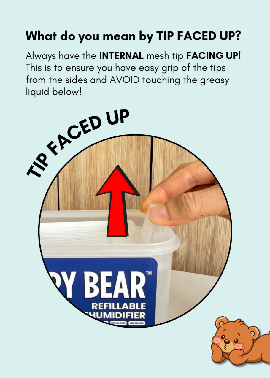 Slurpy Bear Refillable Dehumidifier and Formaldehyde removal!