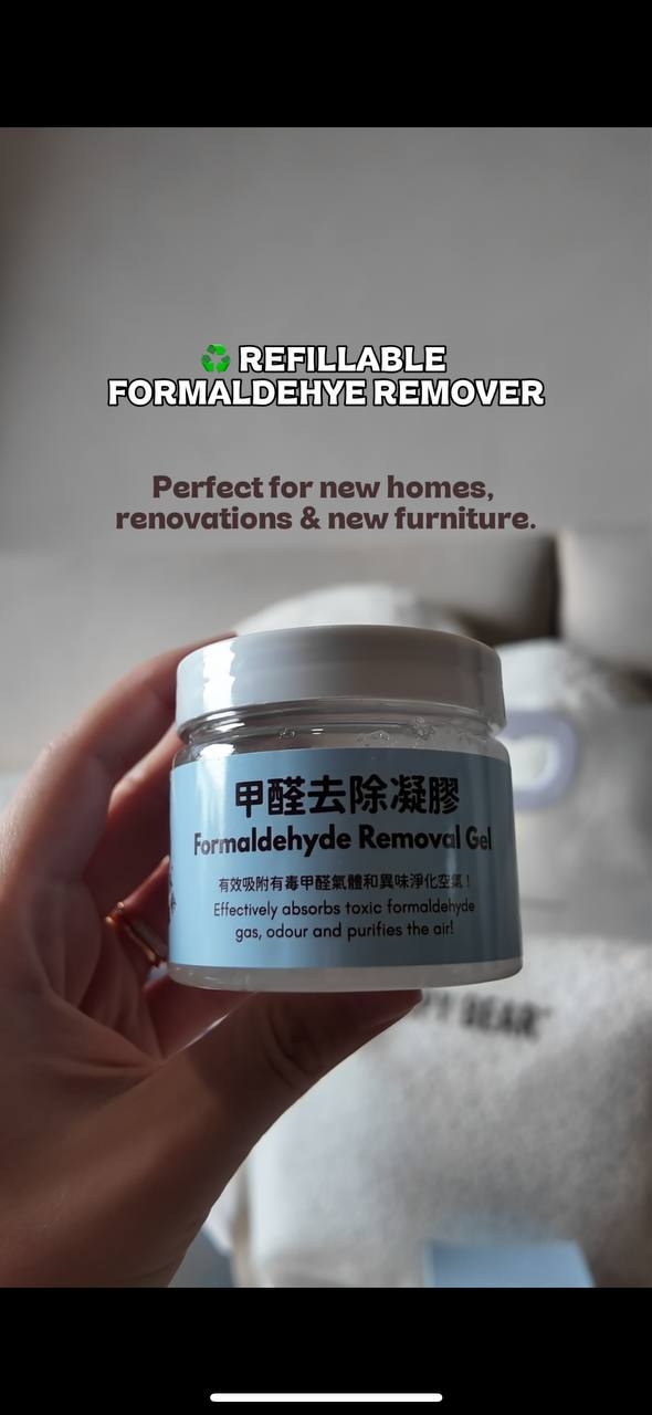 Slurpy Bear Refillable Dehumidifier and Formaldehyde removal!