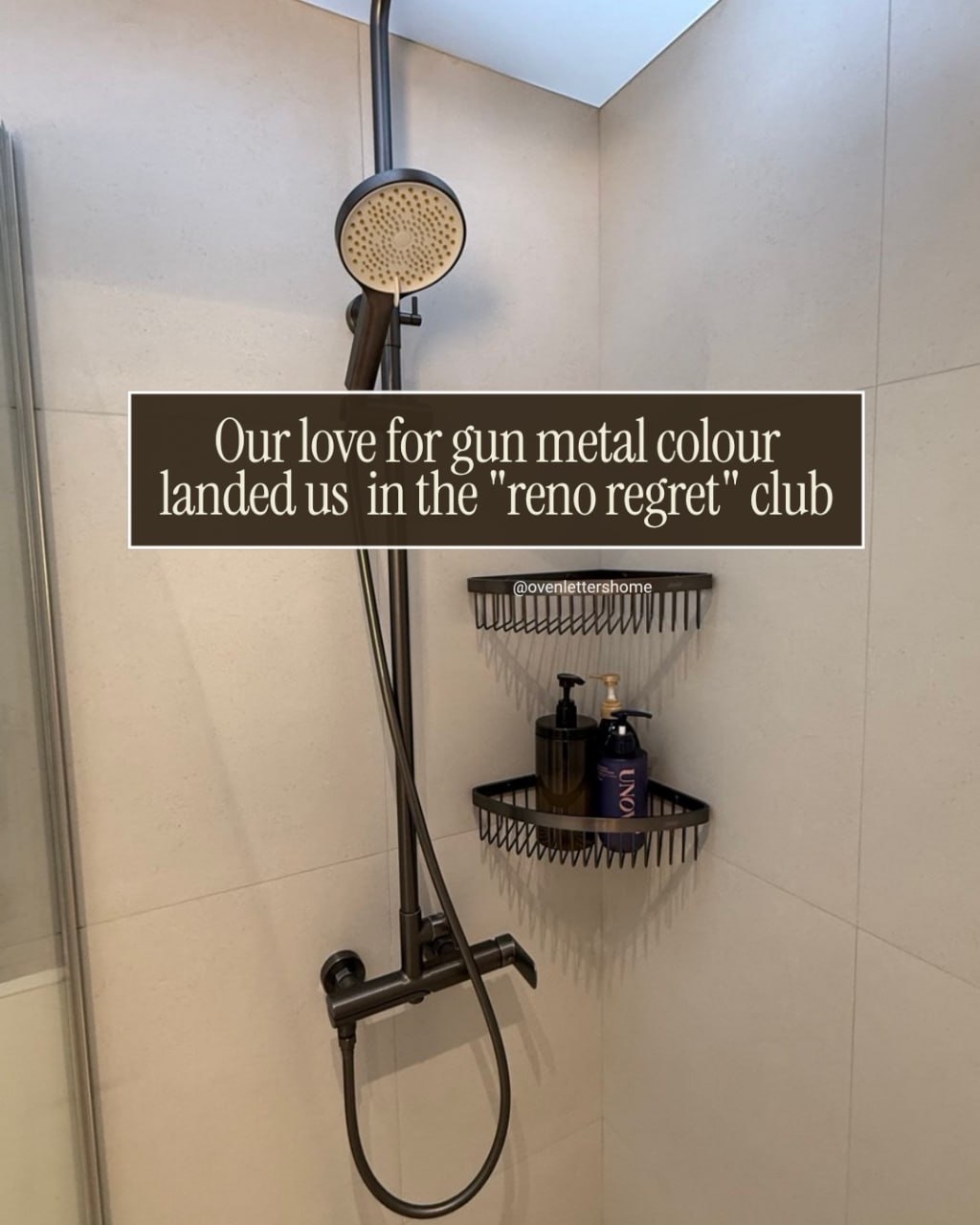 😭 Our love for gun metal landed us in the "reno regret" club