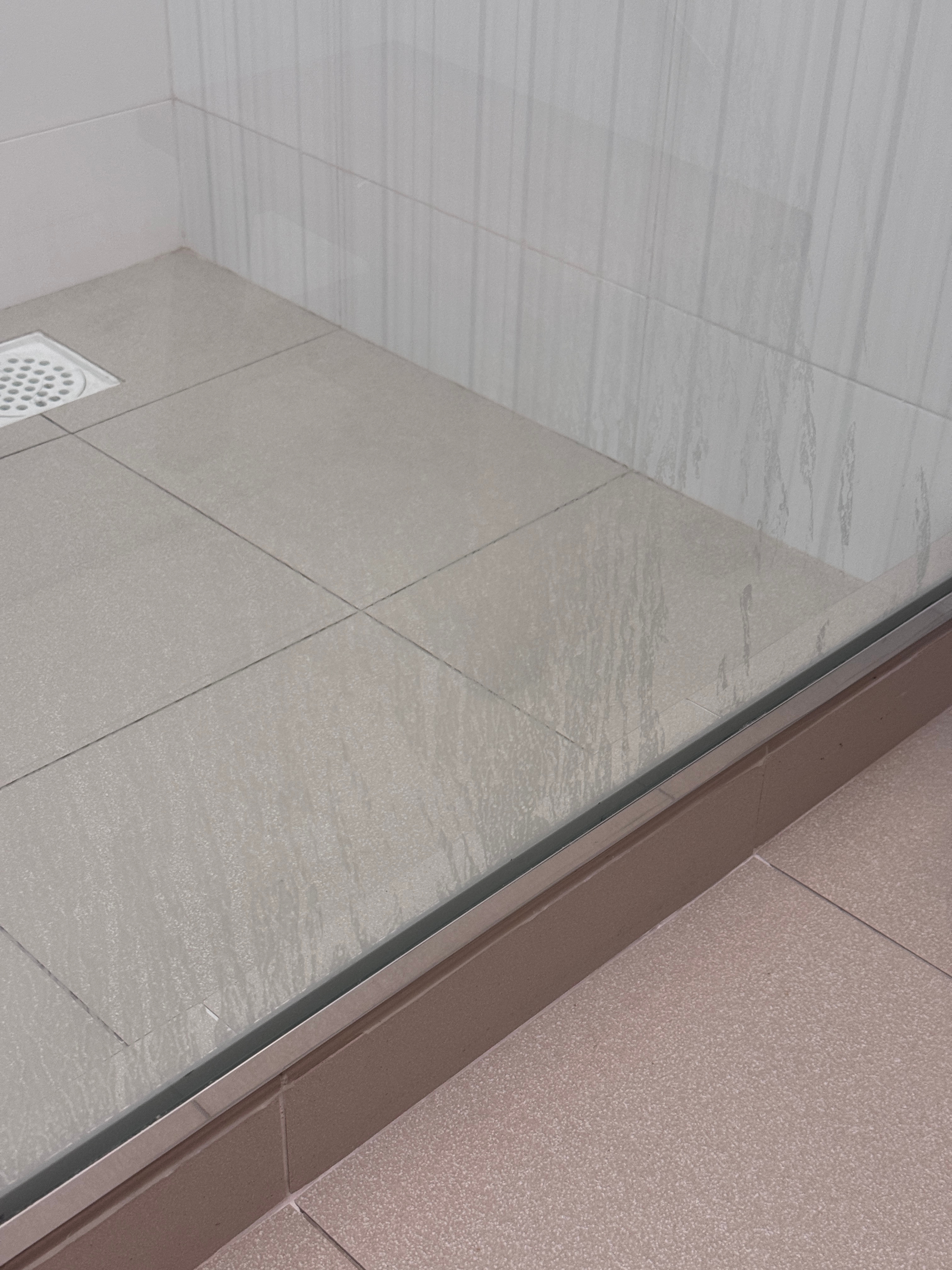 Goodbye Watermarks on Our Shower Screen ✨