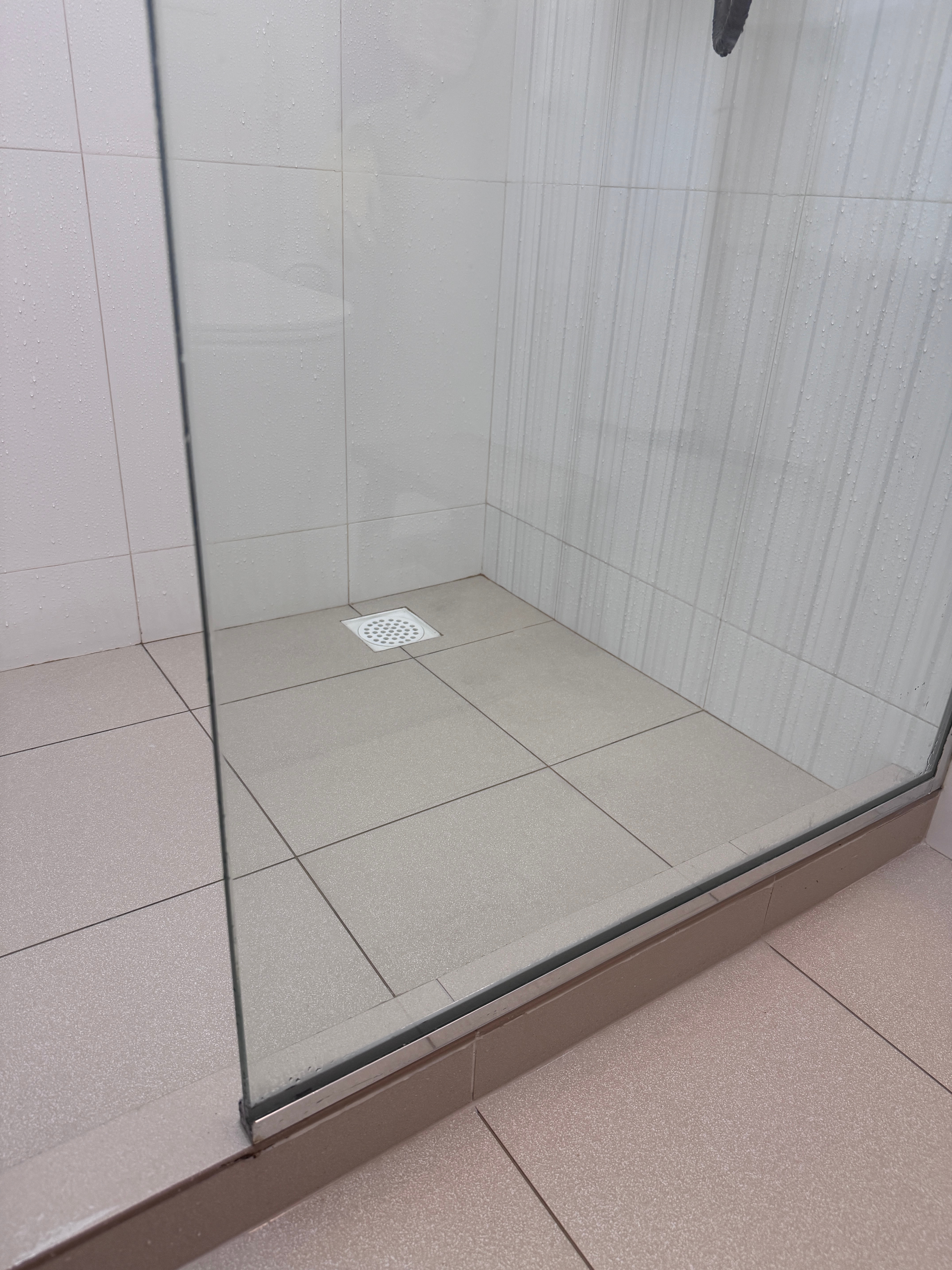 Goodbye Watermarks on Our Shower Screen ✨