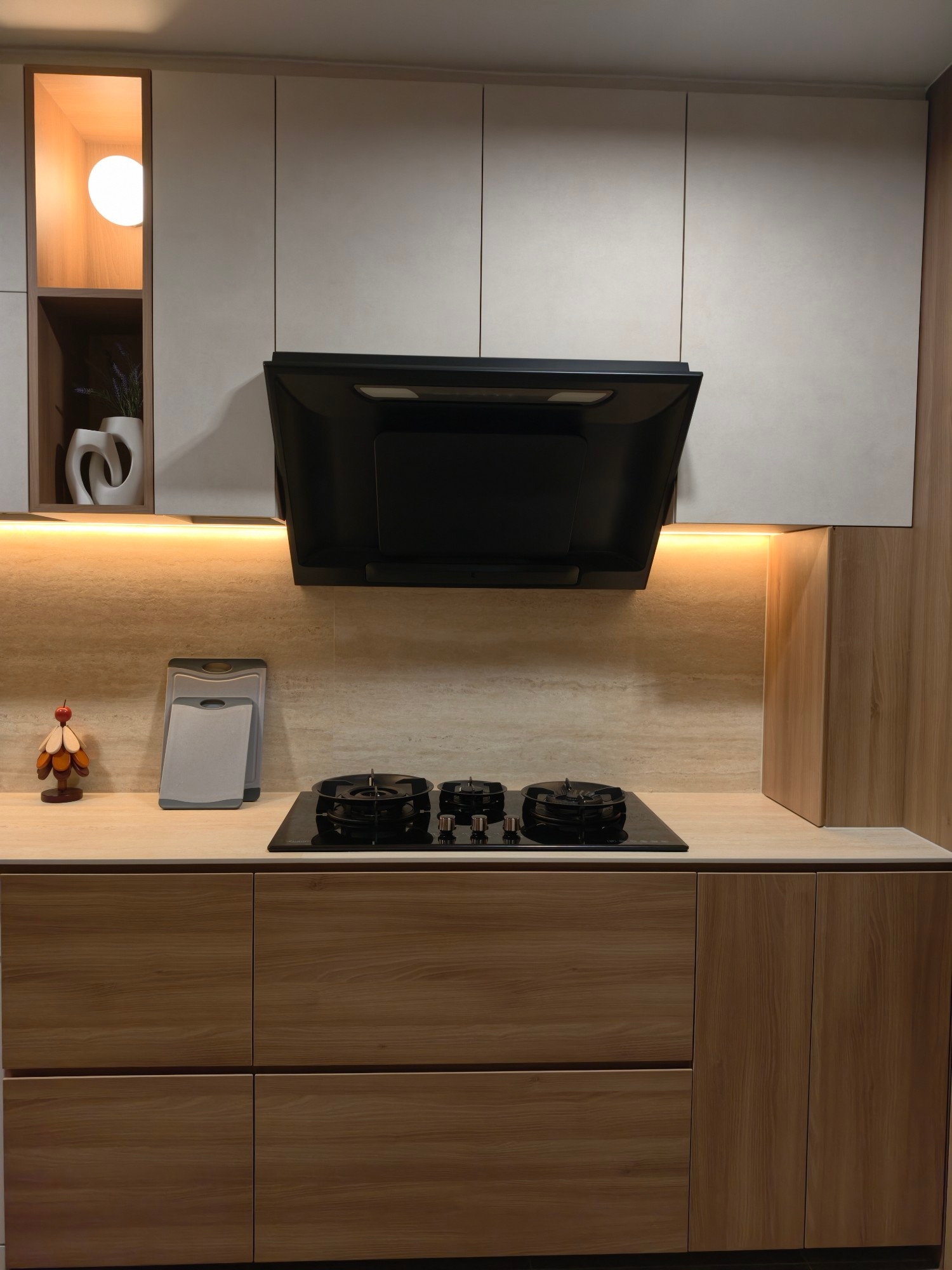 A Seamless Kitchen That Just Works 🤍✨
