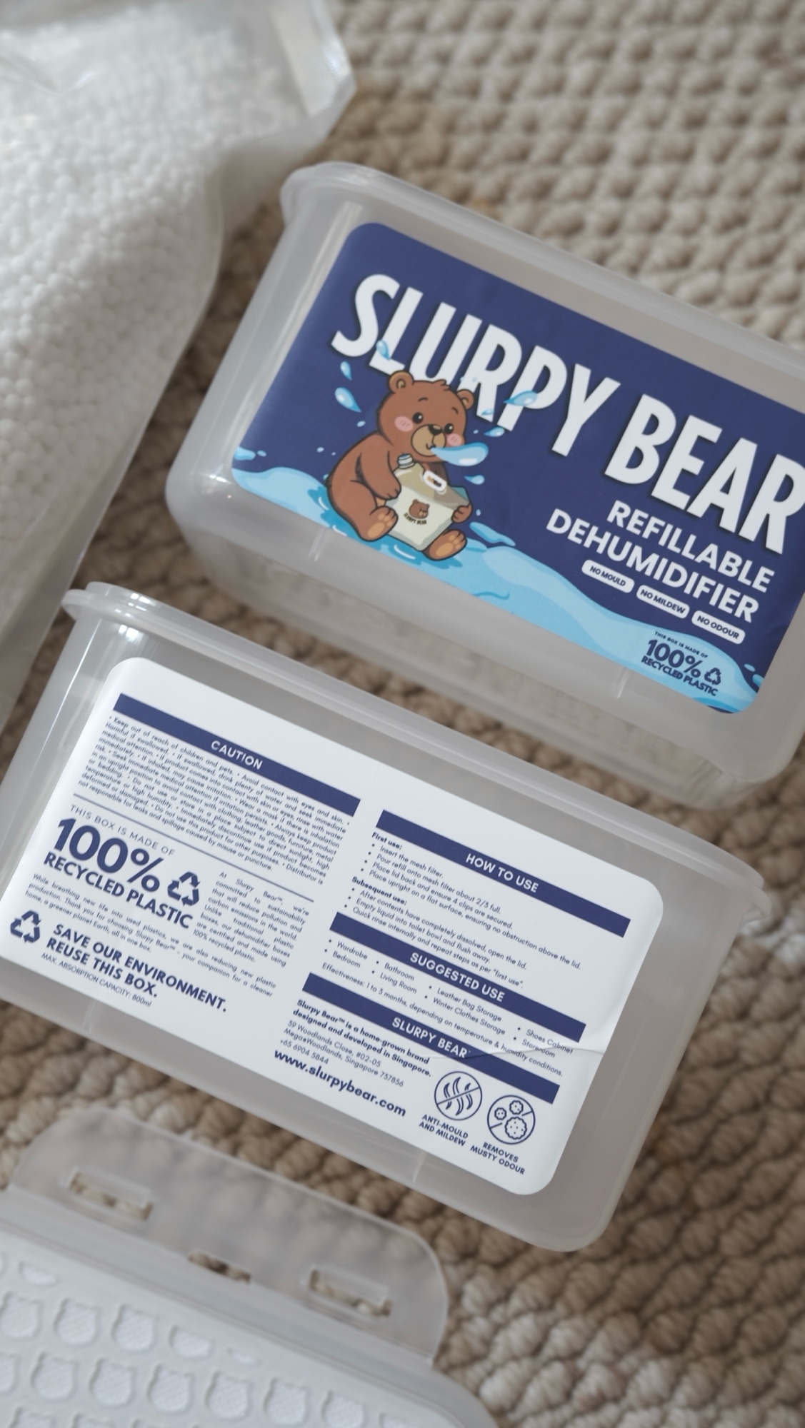 A little unboxing of the Slurpy Bear collection ✨