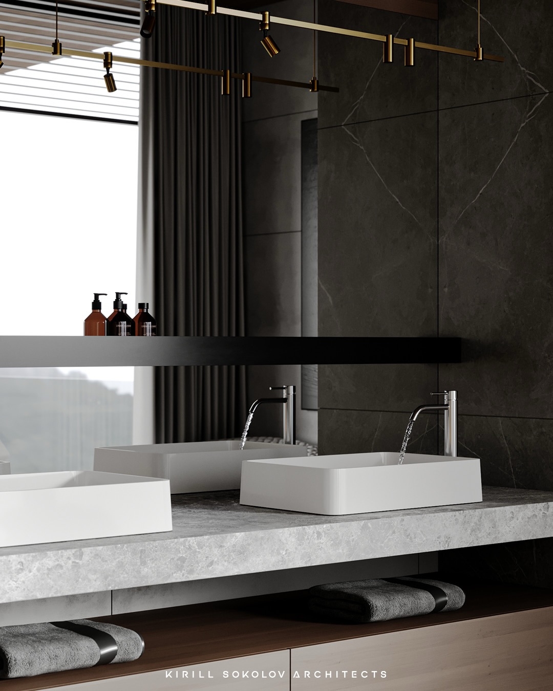 Ultra luxury bathroom interior