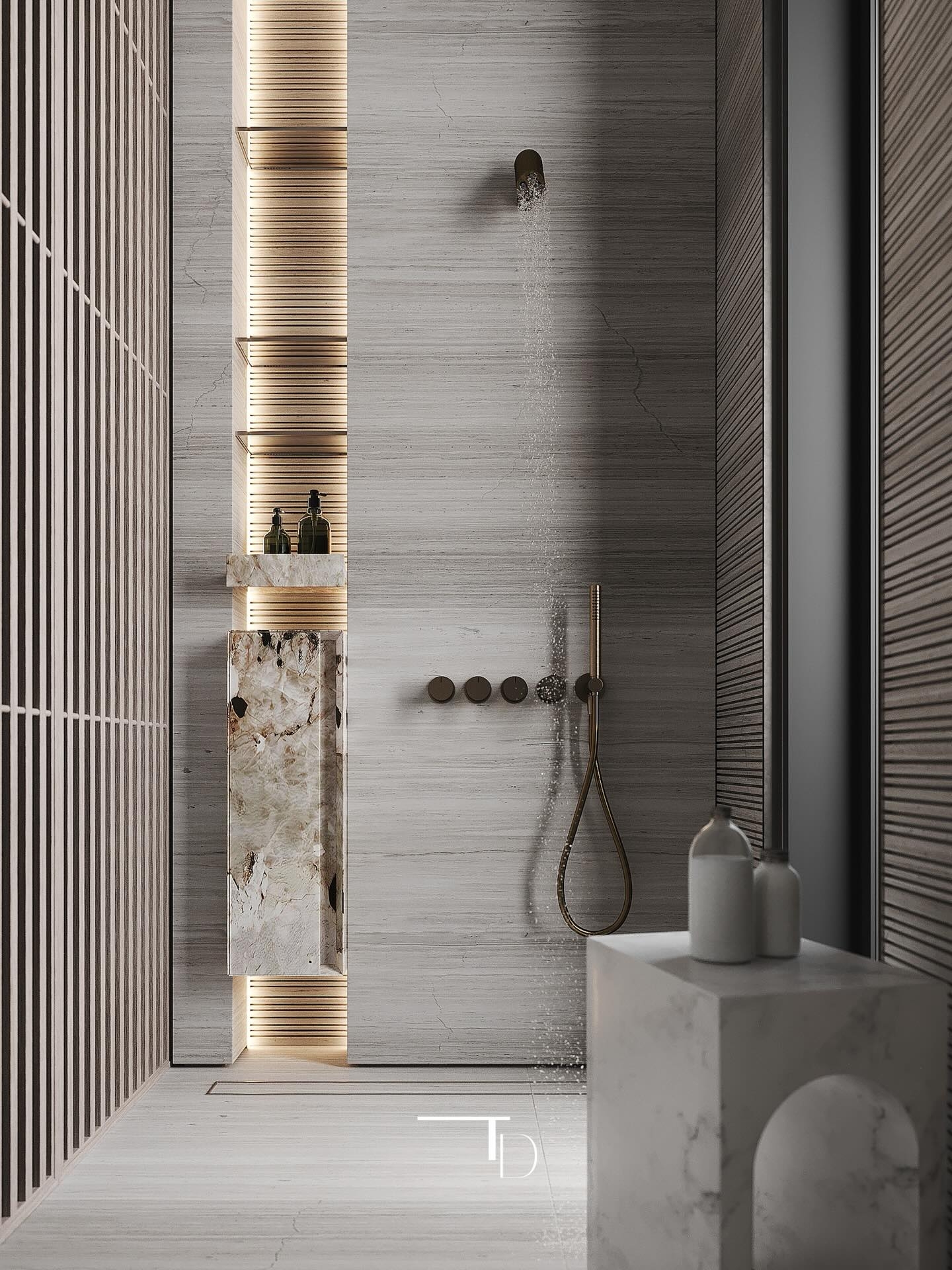 Modern luxury bathroom design