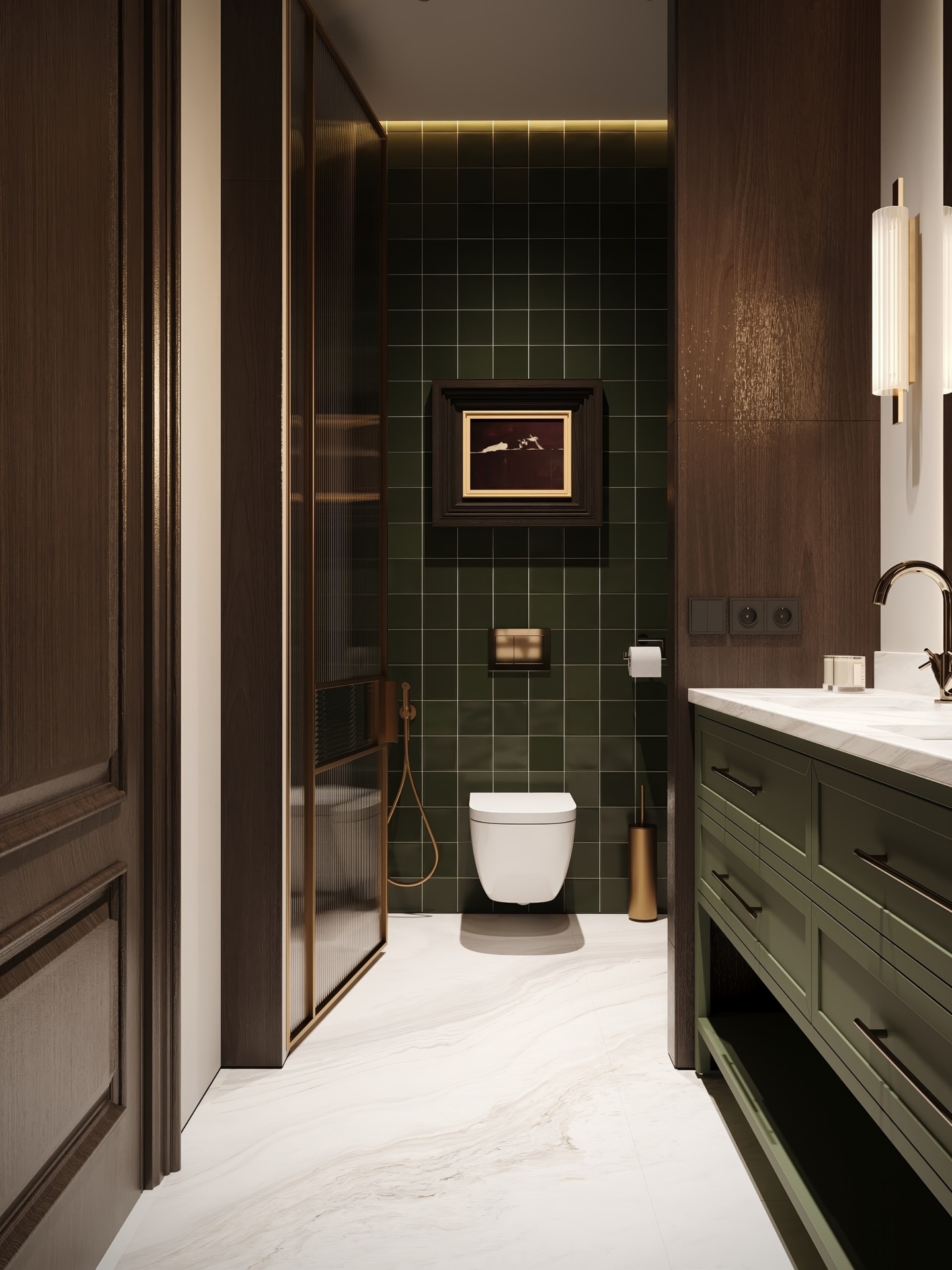 Ultra modern bathroom & powder room design