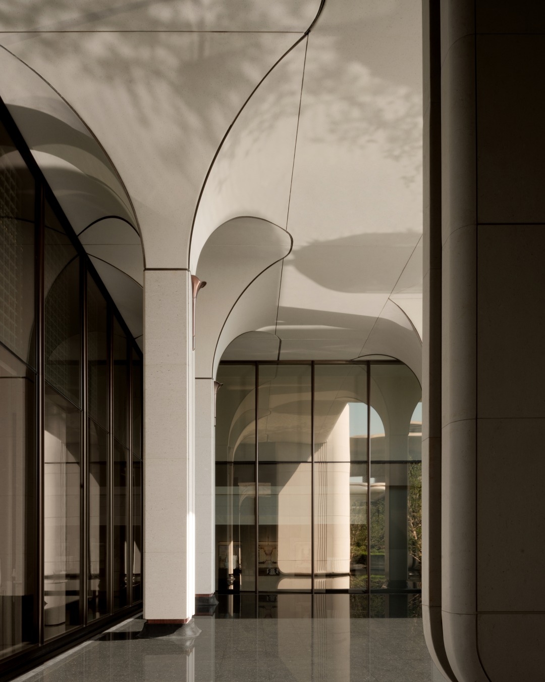 Ultra luxurious hallway design details