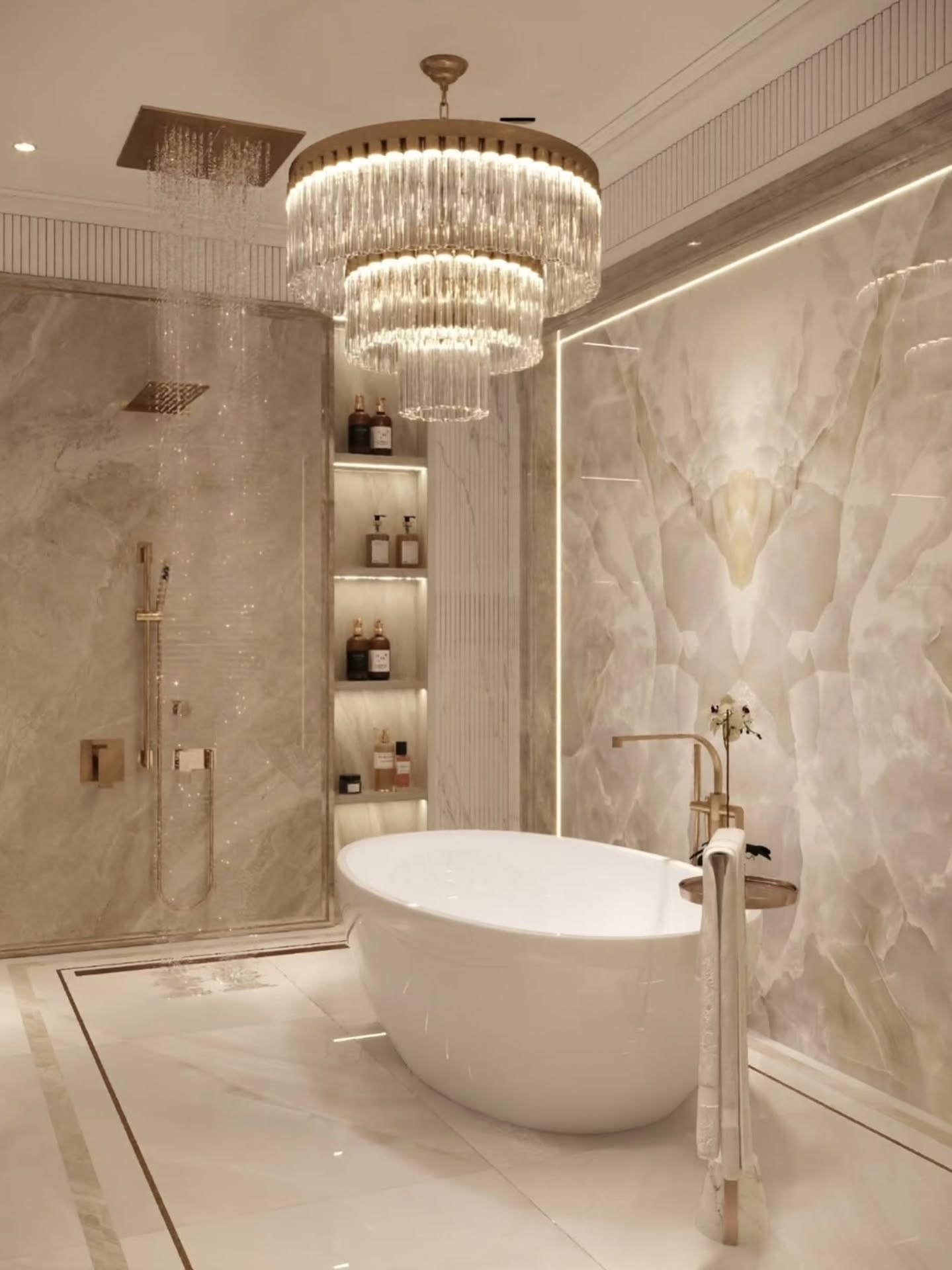 Ultra luxurious bathroom design