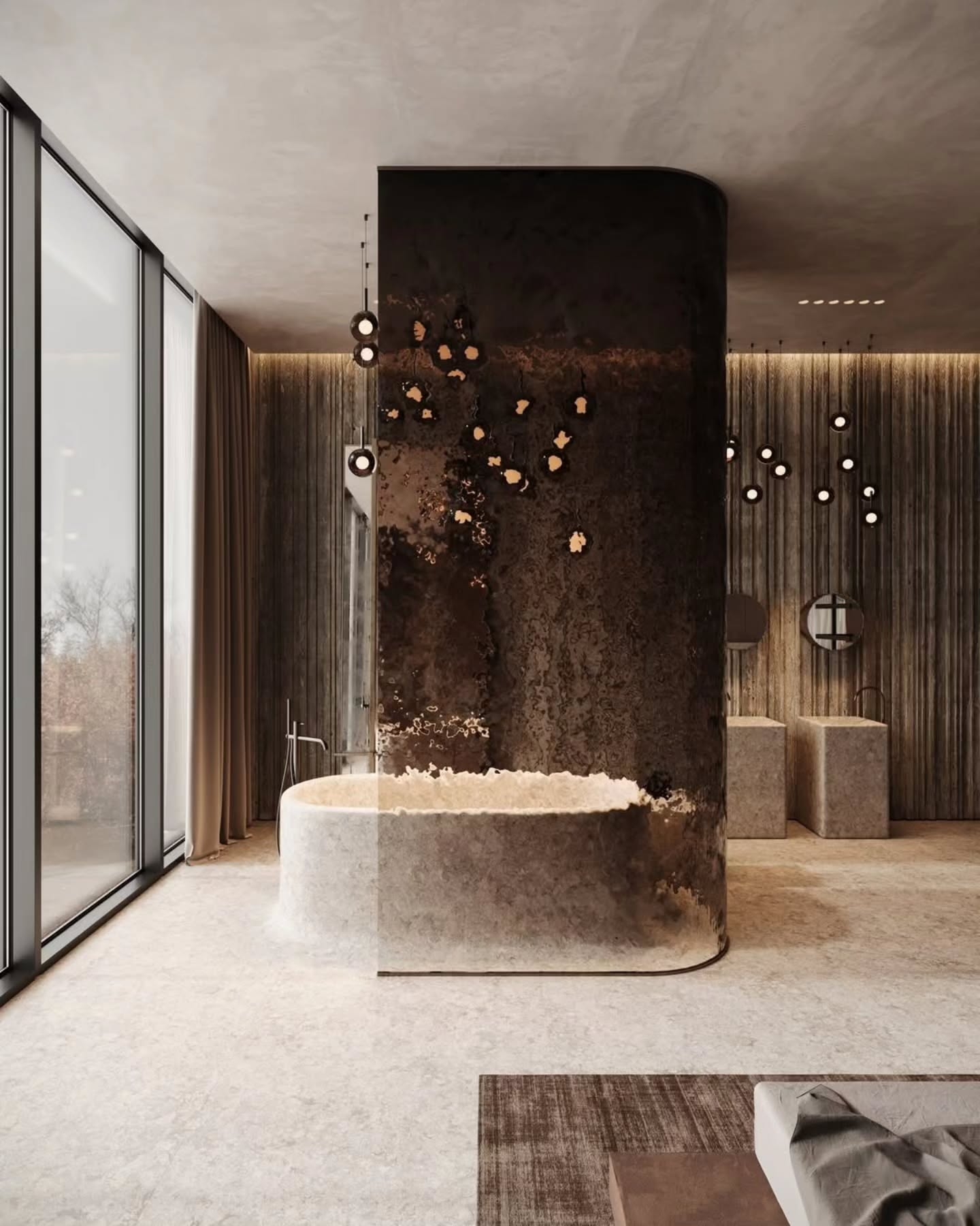 Ultra luxe bathroom design