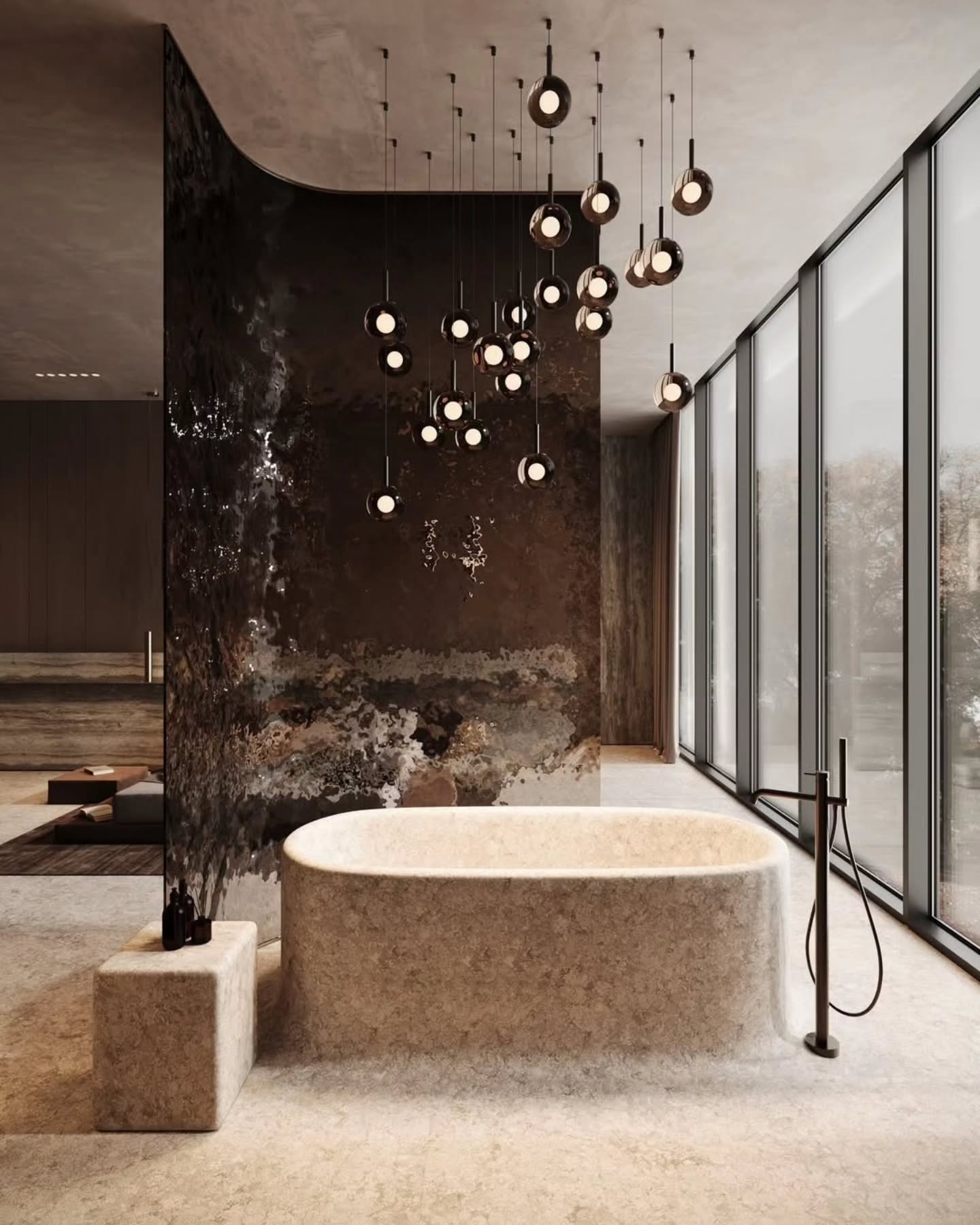 Ultra luxe bathroom design