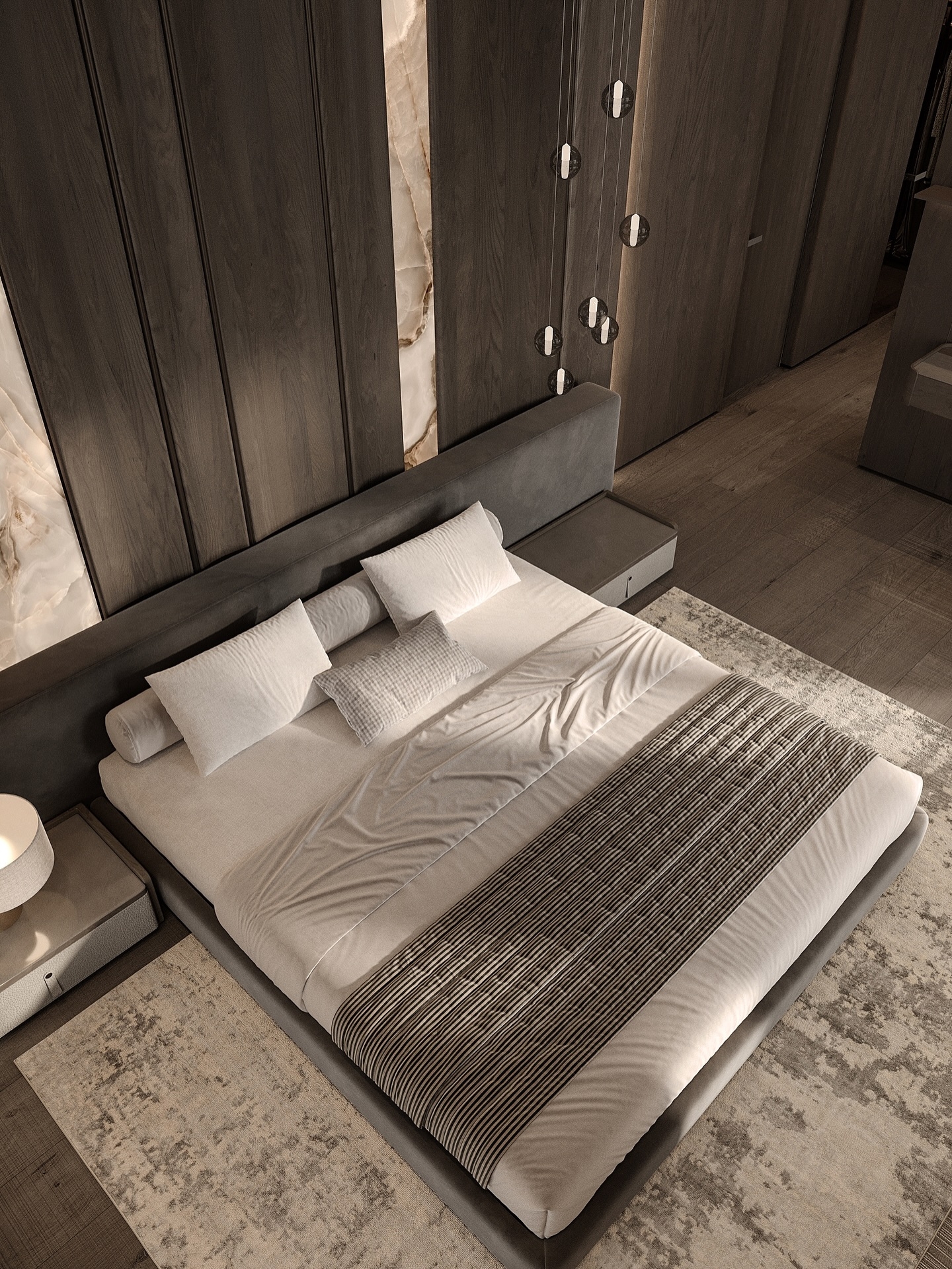 Cozy bedroom design