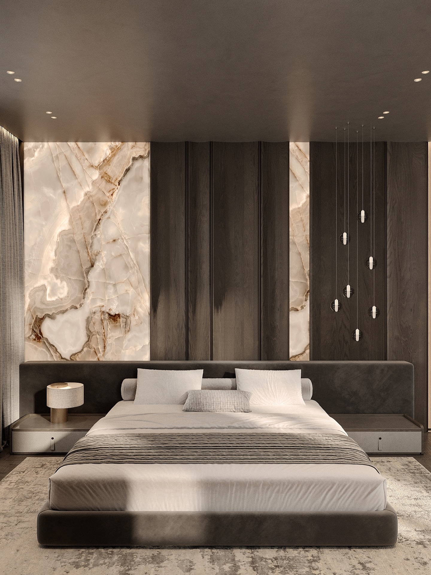 Cozy bedroom design