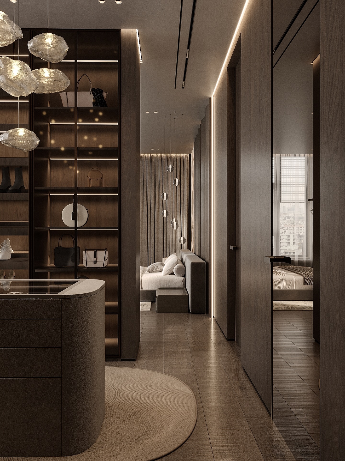 Cozy bedroom design